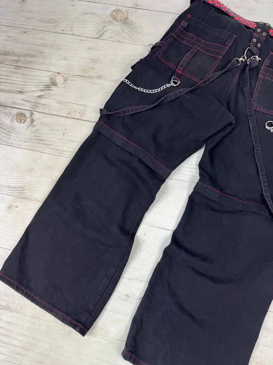 Vintage Romwe Skull Baggy Pants Y2K Size US 32 / EU 48 - 15 Thumbnail