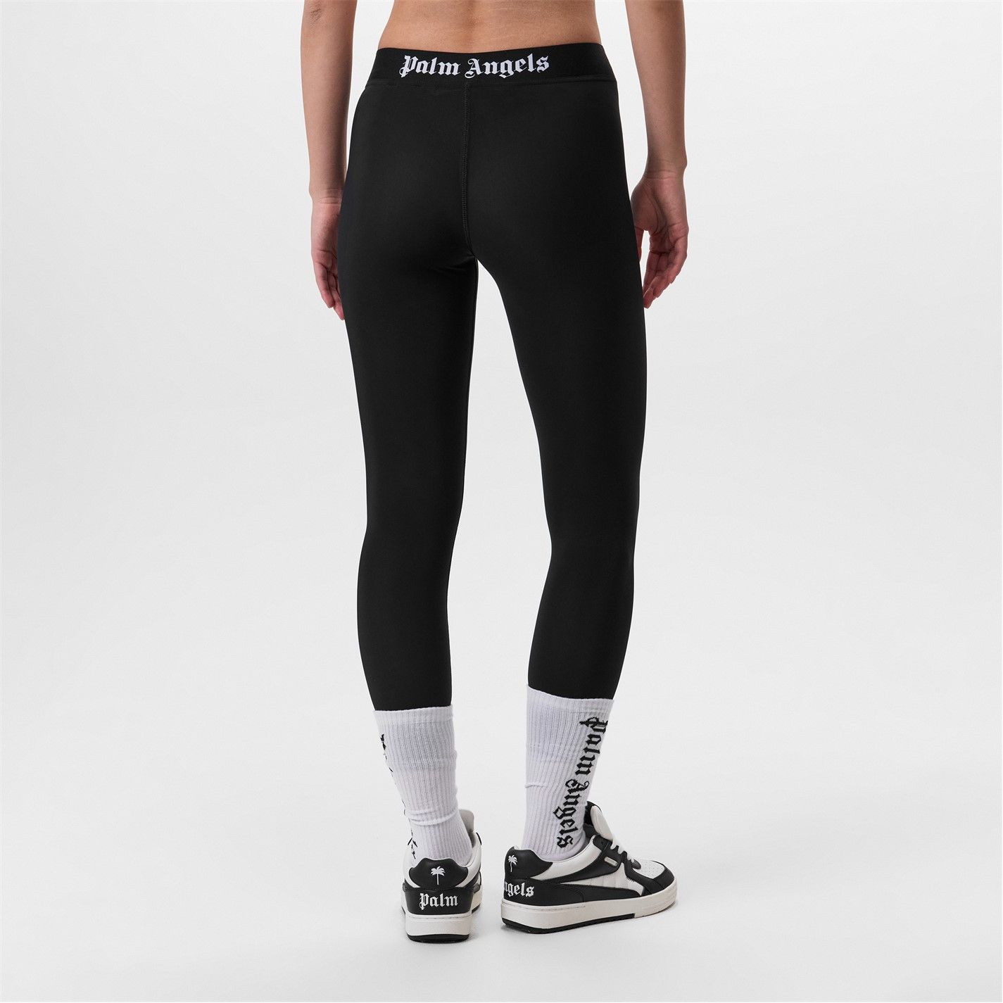 Palm Angels o1g2r1mq0325 Logo Legging in Black Size 27" / US 4 / IT 40 - 3 Thumbnail