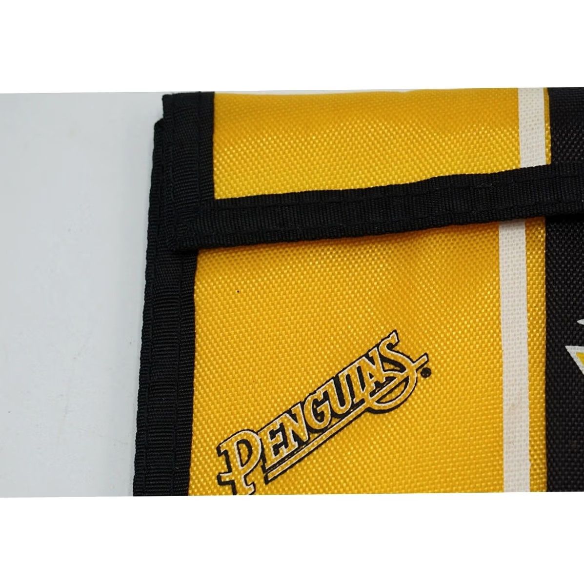 NHL NHL Pittsburgh Penguins Hockey Wallet 1993 Canvas Hook & Loop Black Size ONE SIZE - 2 Thumbnail