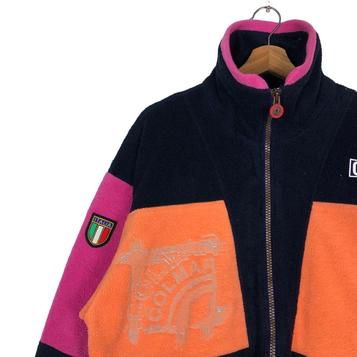 Japanese Brand 🔥Vintage Fleece Jacket Colmar Anorak Colour Block Size US M / EU 48-50 / 2 - 7 Thumbnail