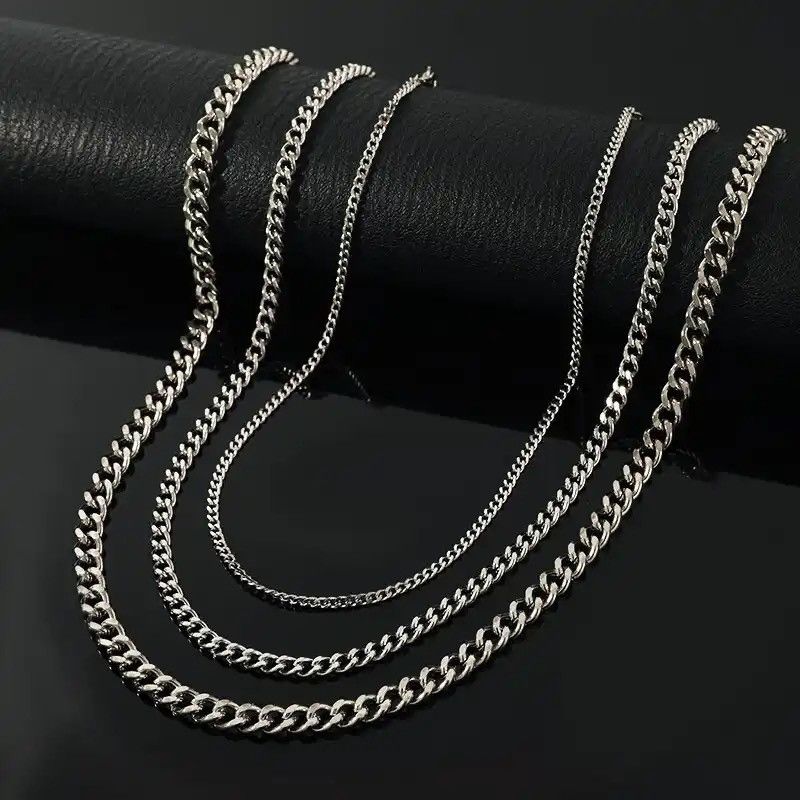 Jewelry Necklace Set For Both Men And Women Style Stainless Steel Size ONE SIZE - 3 Thumbnail
