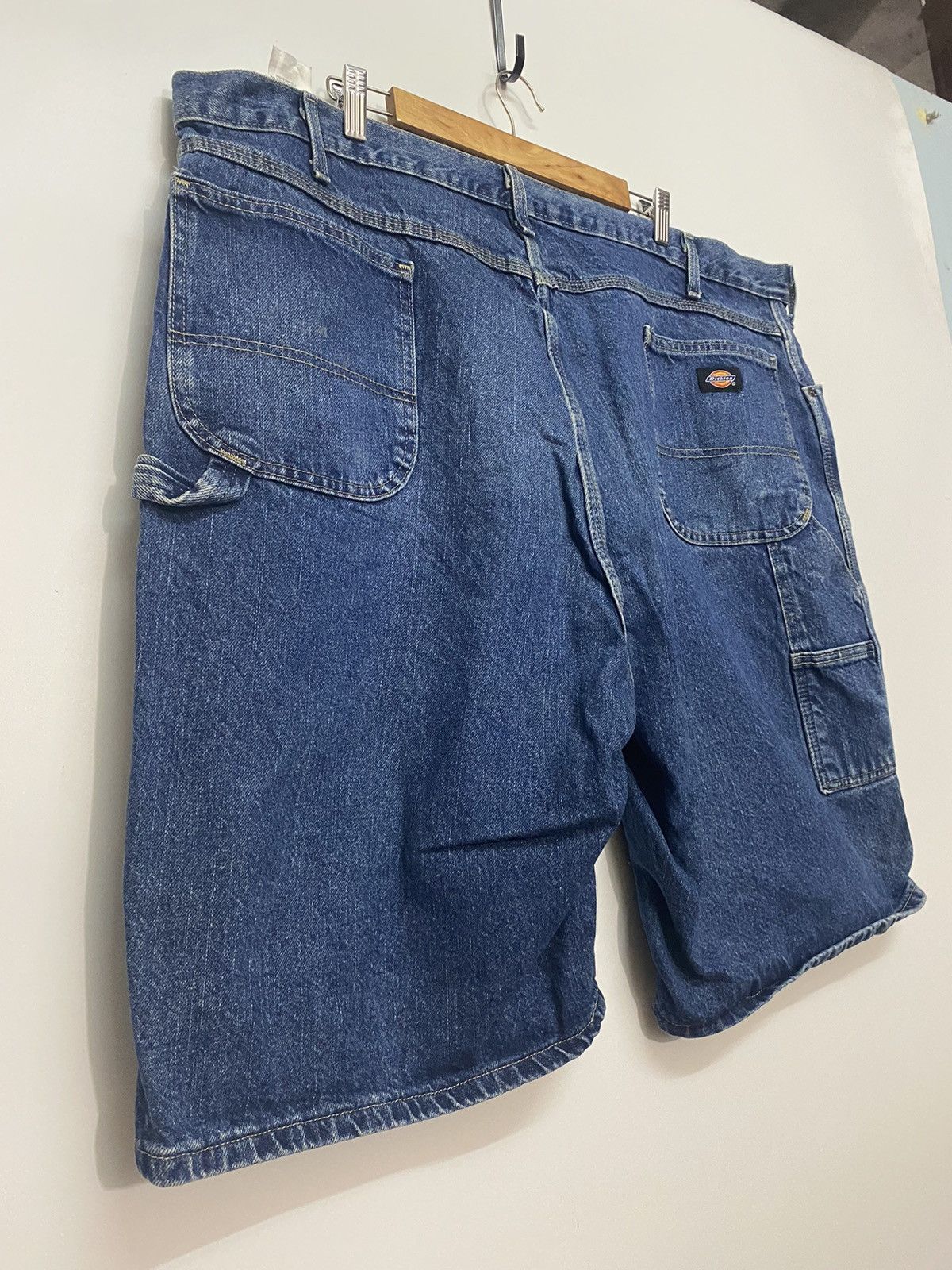 Dickies VINTAGE Dickies Shorts Denim Jeans Carpenter Loop Work Wear Size US 44 / EU 60 - 5 Thumbnail