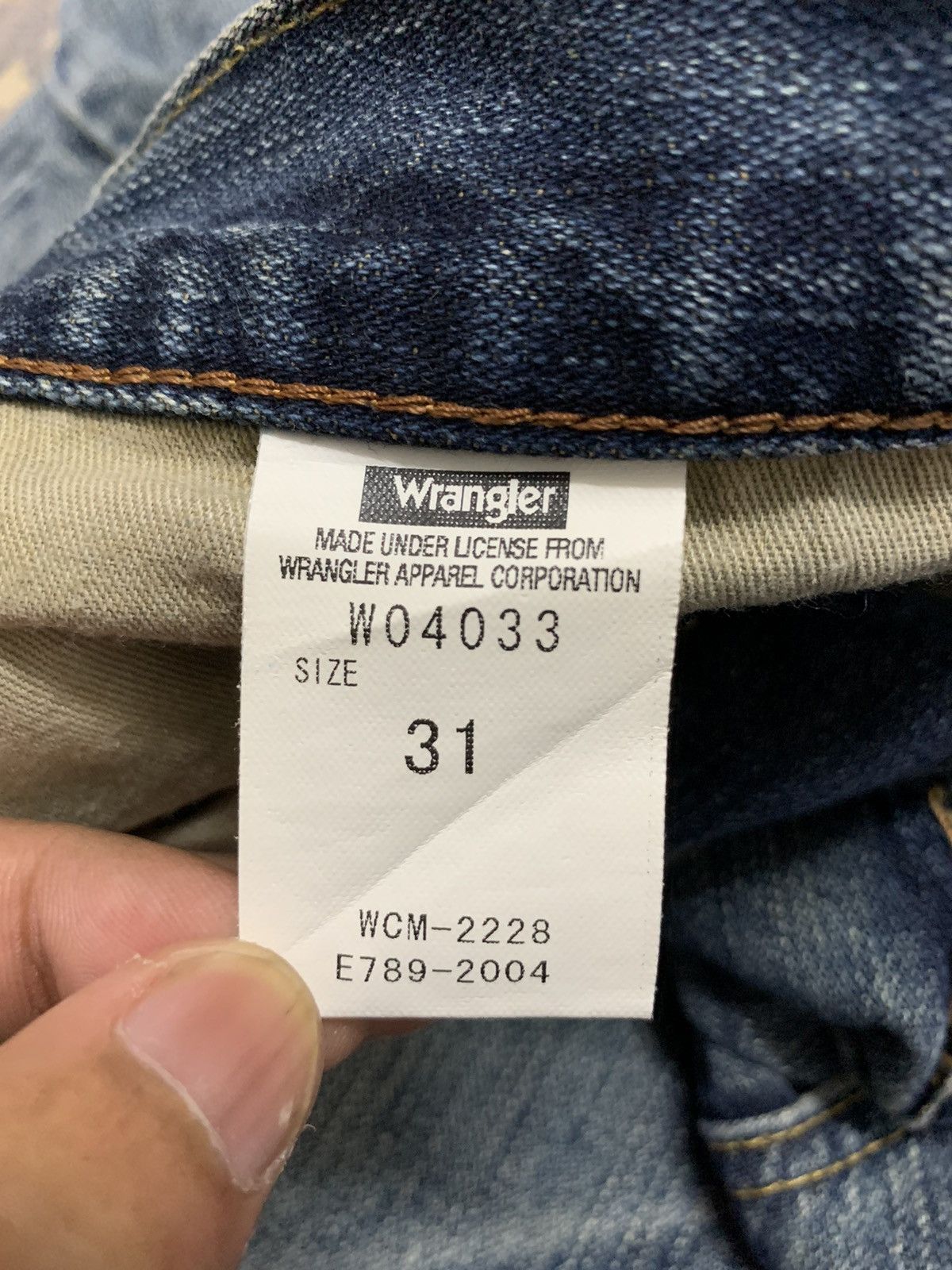 Wrangler Vintage Wrangler Distressed Denim Baggy Jeans 31x30 Size US 31 - 15 Thumbnail