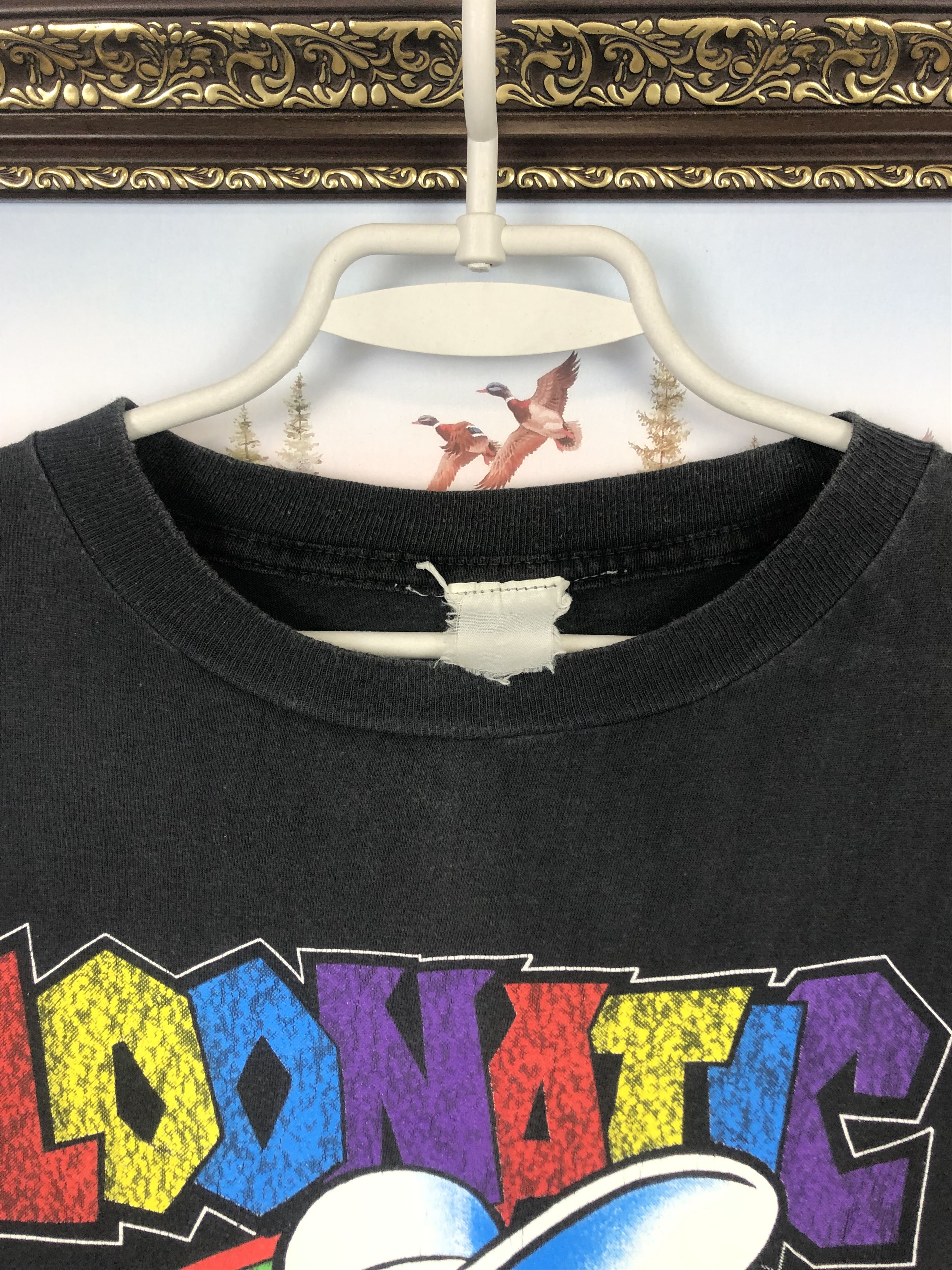 Cartoon Network Vintage 1992 Daffy Duck Loonatic Tee Numero Uno Shirt Rare Size US L / EU 52-54 / 3 - 8 Thumbnail