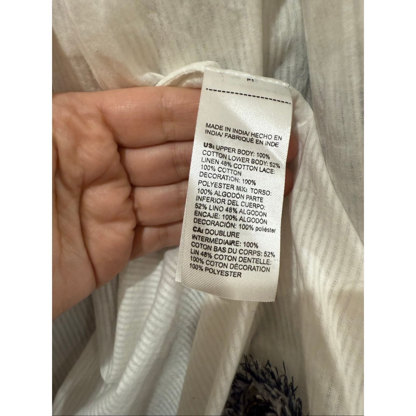 Chicos Chico's NWT Embellished Cotton Eyelet Jacket size XL (3) Size XL / US 12-14 / IT 48-50 - 8 Thumbnail