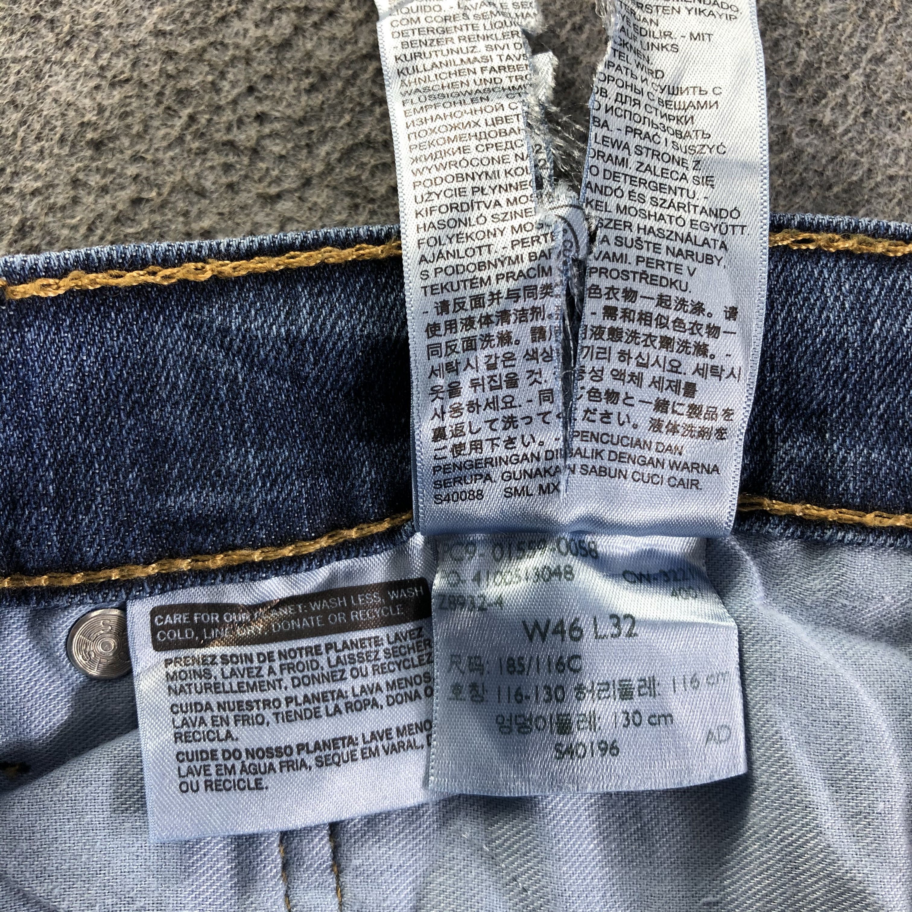Levi's Vintage Blue Wash Levis 559 Jeans-J4224 Size US 44 / EU 60 - 13 Thumbnail
