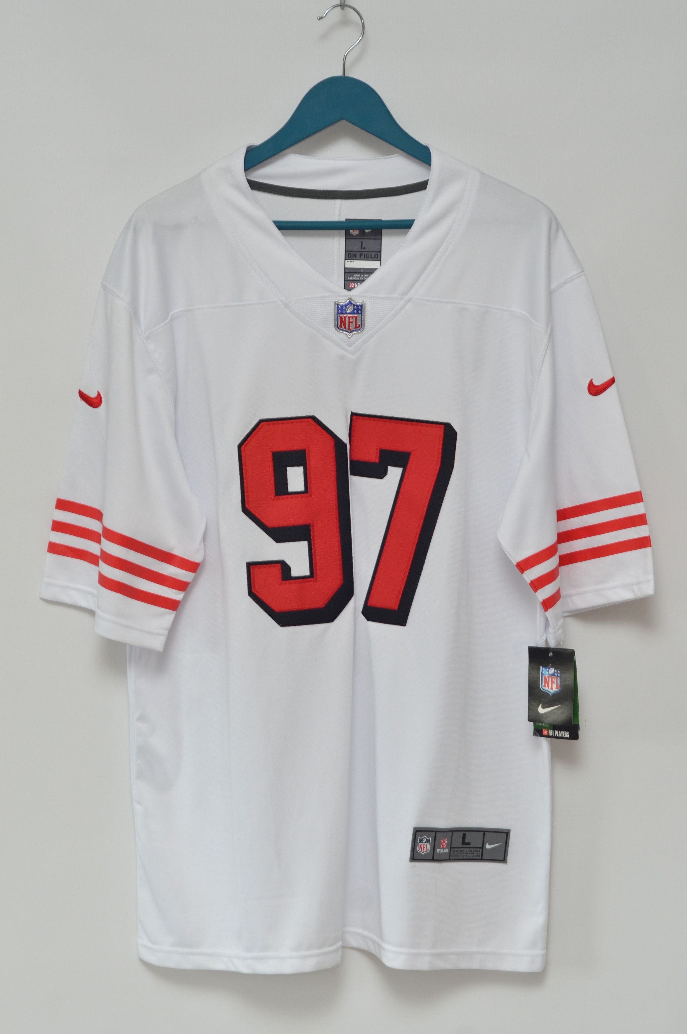 Hype NFL Nike San Francisco NFL 97 Nike BOSA Jersey Made in Guatemala Grailed