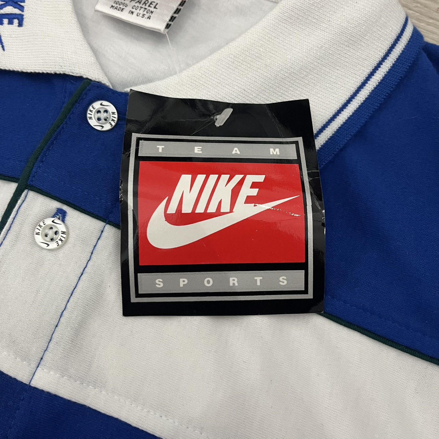 Nike Nike Team Sports Polo Vintage Size US M / EU 48-50 / 2 - 4 Thumbnail