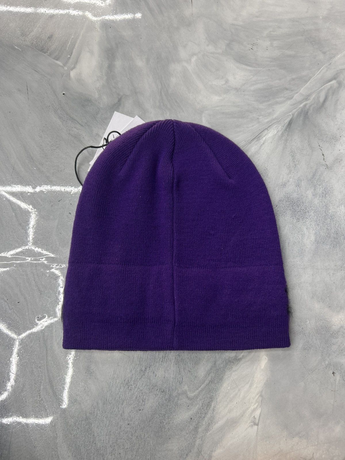 Sp5der Sp5der Purple Black Mohair Beanie Size ONE SIZE - 3 Thumbnail