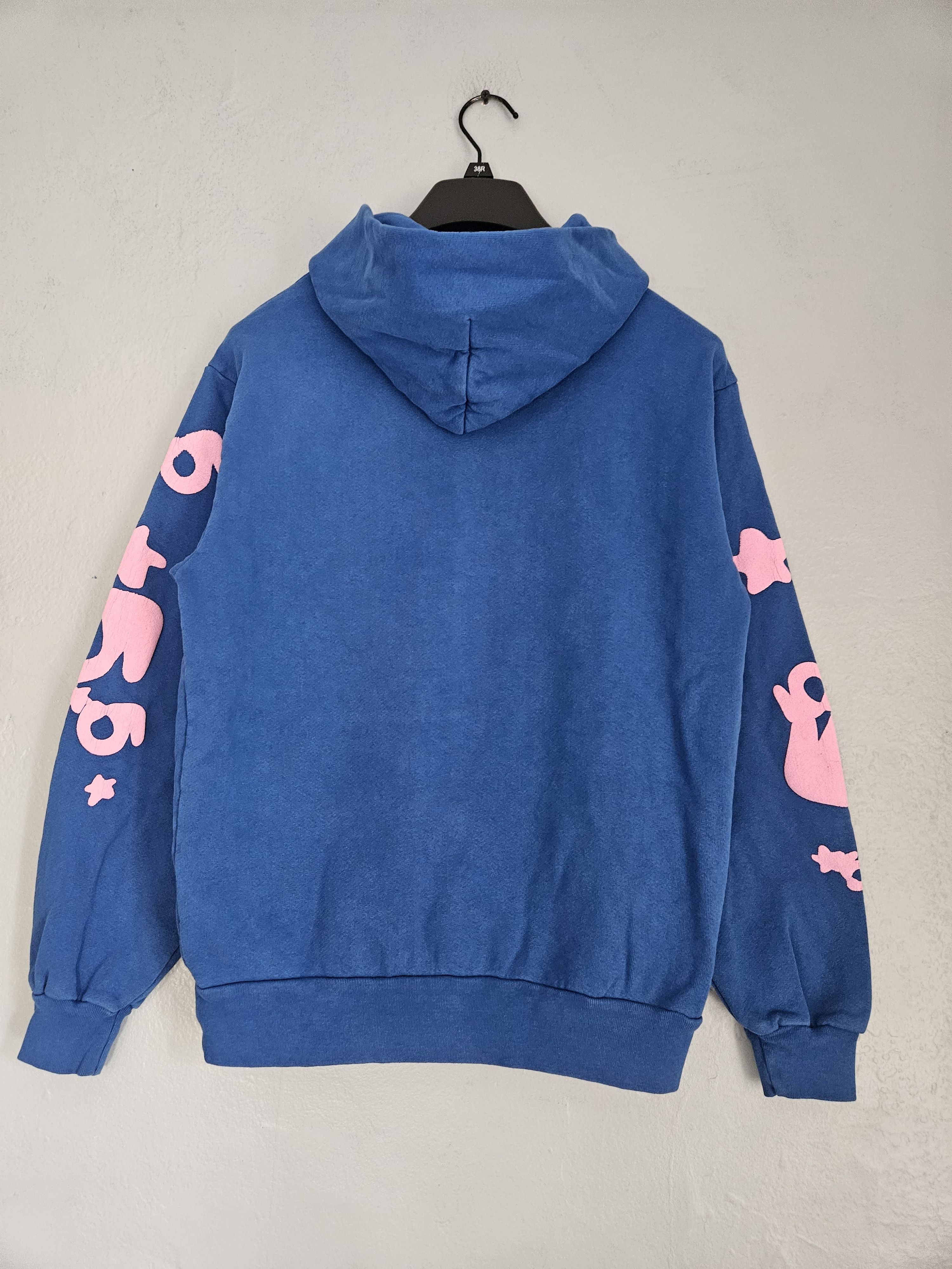 Sp5der Beluga Blue Pink Stars Hoodie Size US S / EU 44-46 / 1 - 2 Thumbnail