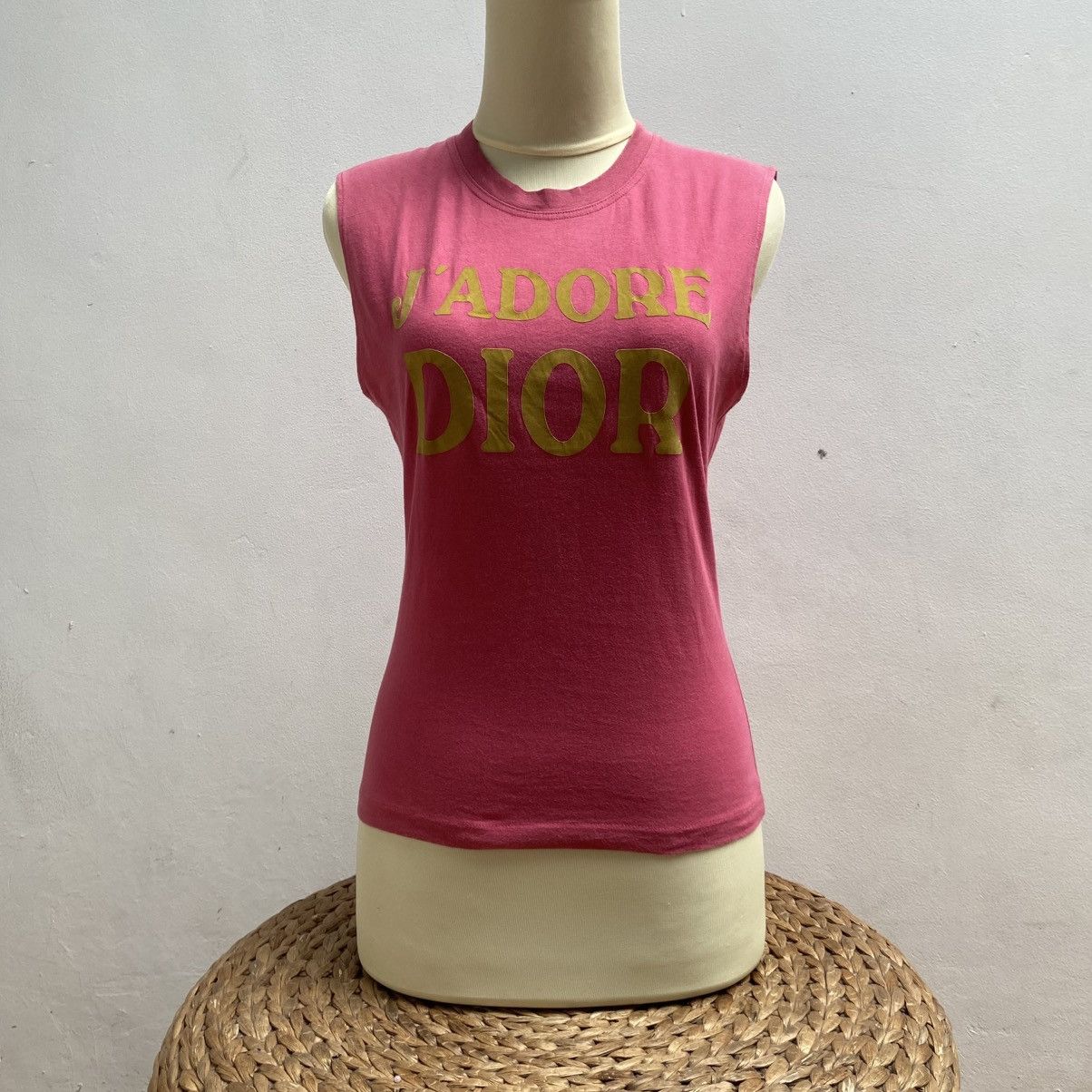 2002 ガリアーノ期 ディオール タンクトップ J'ADORE Christian Dior 2002 John Galliano J'Adore Dior Tank Top