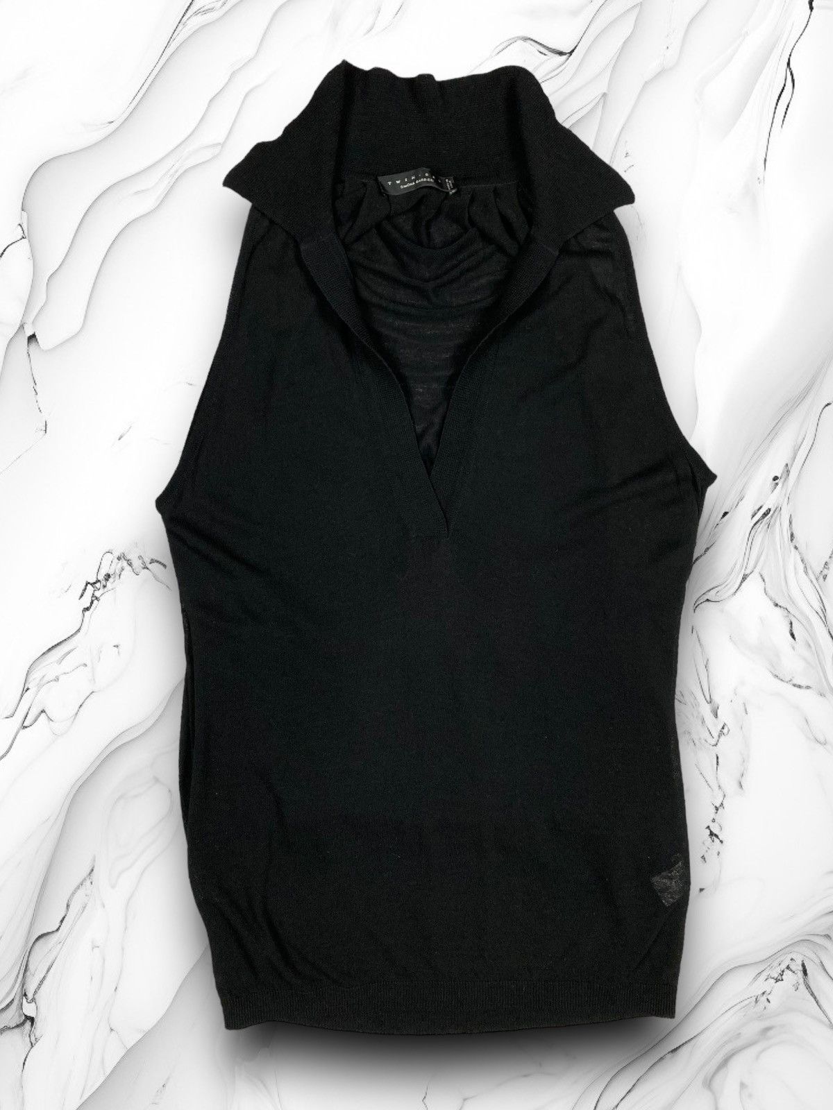 TWINSET Twin Set Simona Barbieri Designed Luxury Polo West Sweater Size M / US 6-8 / IT 42-44 - 1 Thumbnail