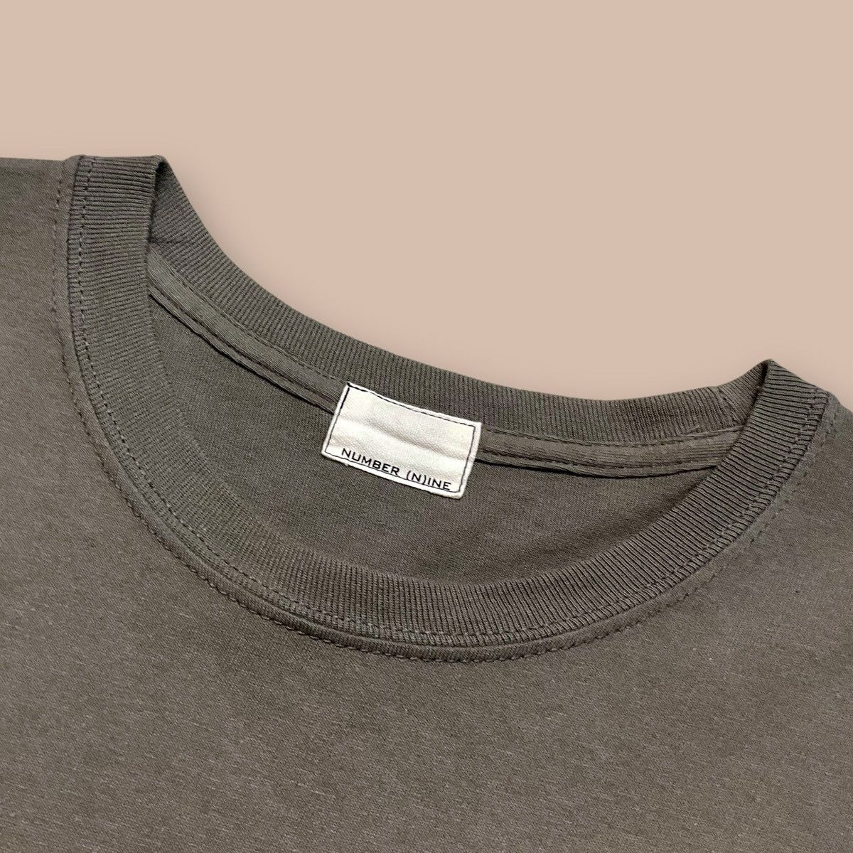 Number (N)ine Number (N)ine DENIM L/S Grey Tee Size US L / EU 52-54 / 3 - 7 Thumbnail