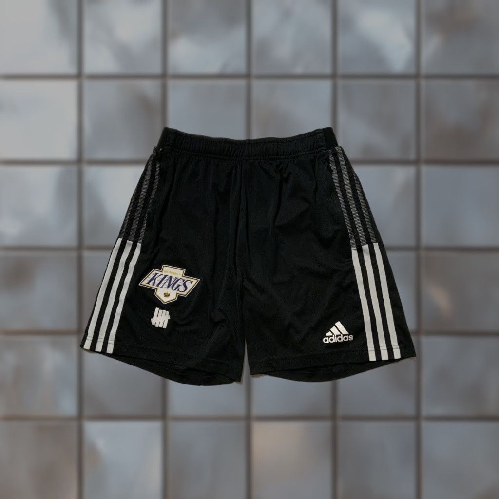Adidas Adidas X Undefeated Los Angeles Junior Kings Hockey 8” Inseam Black Shorts Sz. M Size US 33 - 1 Thumbnail