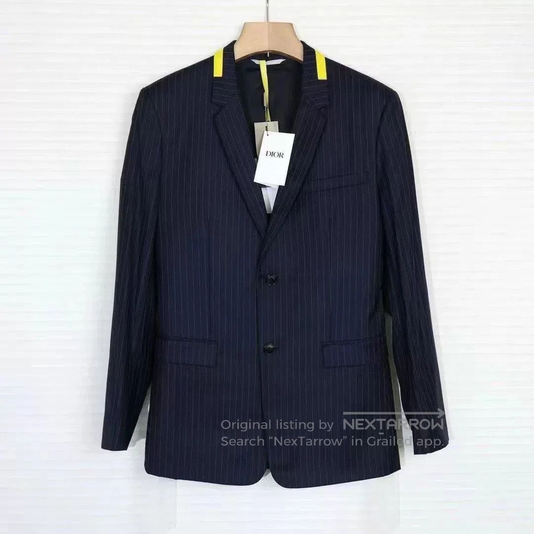 Dior DIOR Men's Dark Blue Casual Jacket. Size US M / EU 48-50 / 2 - 1 Thumbnail