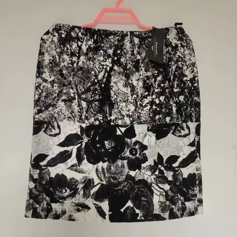 MaxMara Women's Summer Dark Gray Skirt 0089