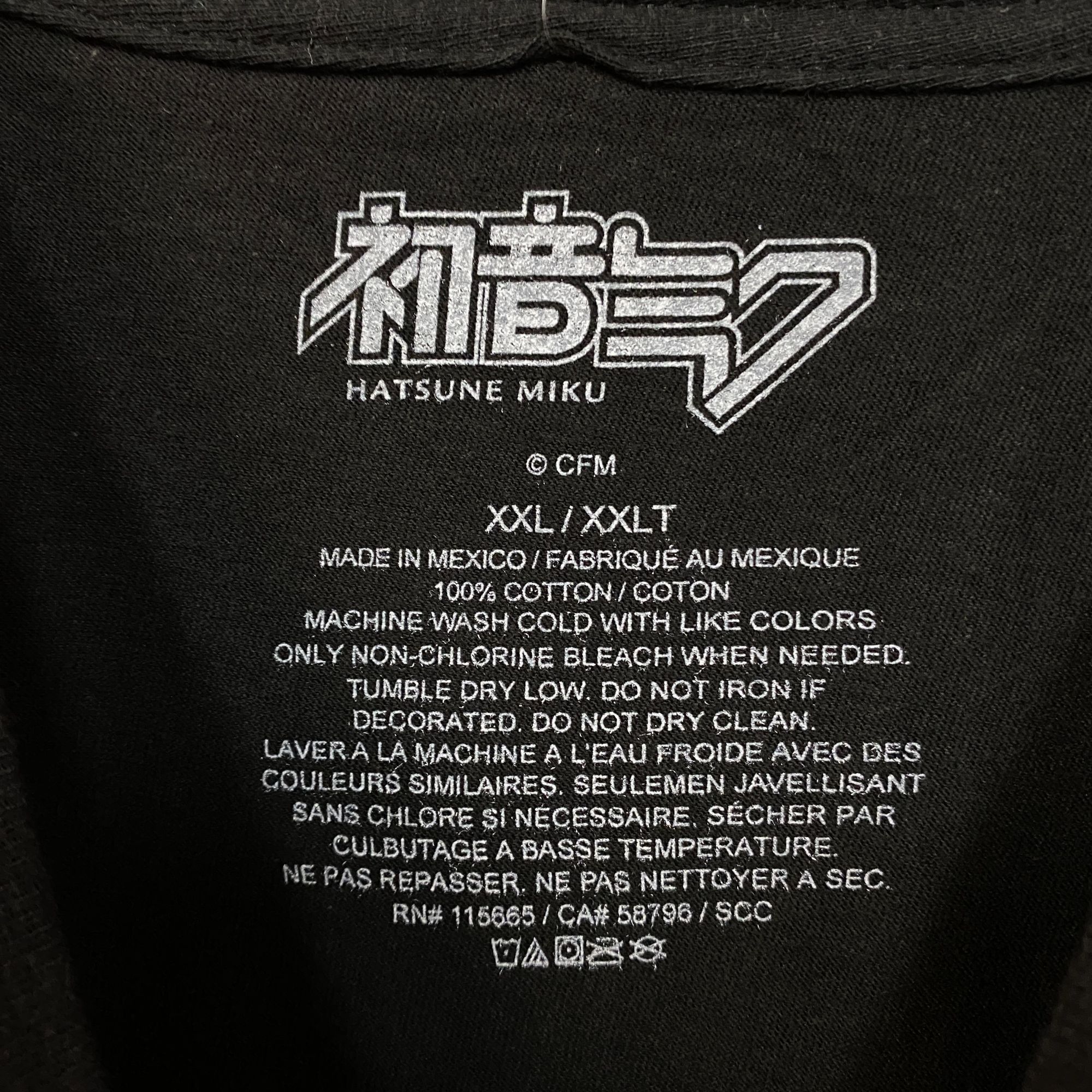 Anime Hatsune Miku "Called Back" Anime Vocaloid T-shirt 2XL Size XXL / US 16-18 / IT 52-54 - 4 Thumbnail