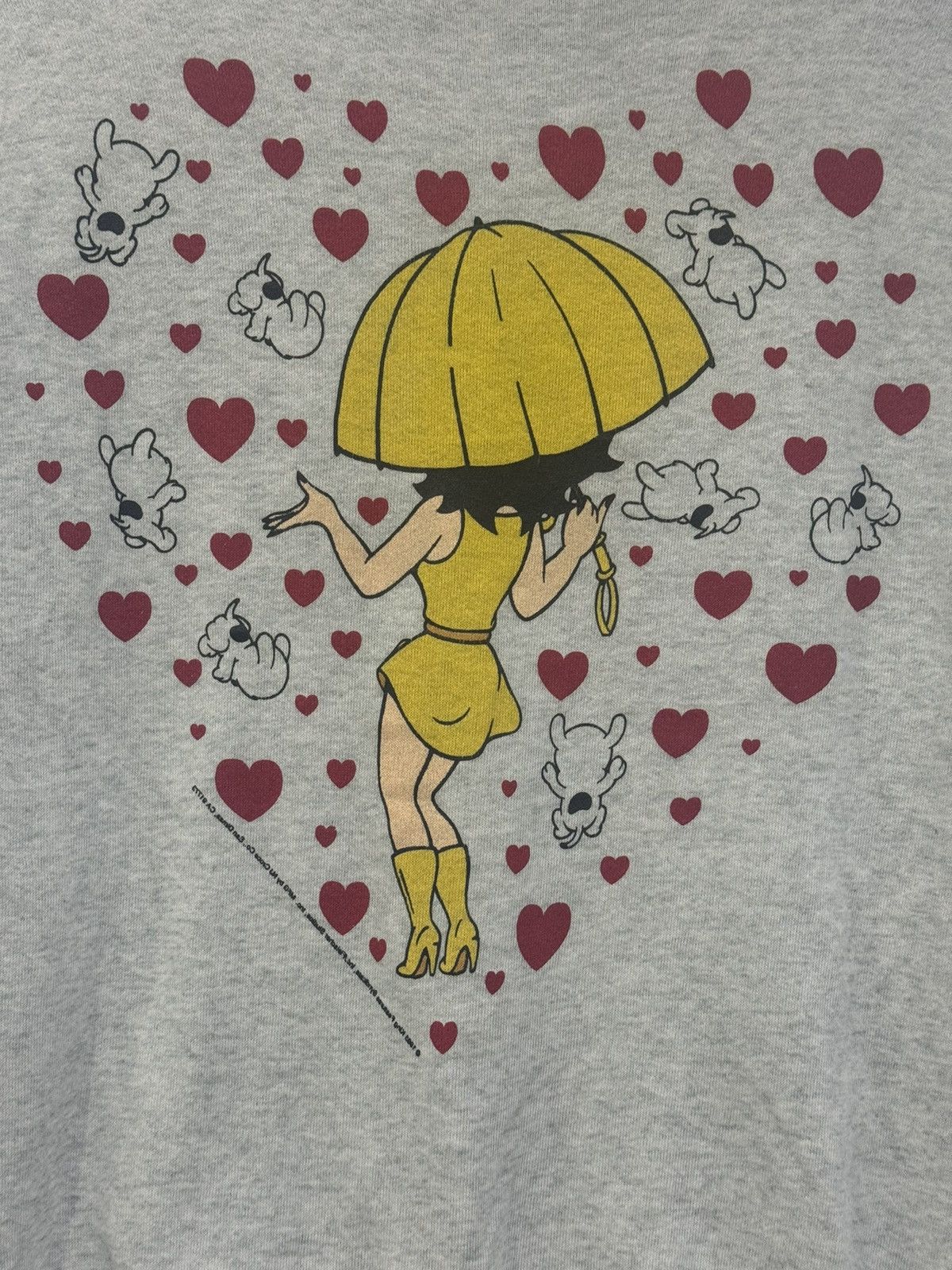 Vintage 💥VINTAGE BETTY BOOP 1993 MIRROR PRINTED SWEATSHIRT Size US L / EU 52-54 / 3 - 9 Thumbnail