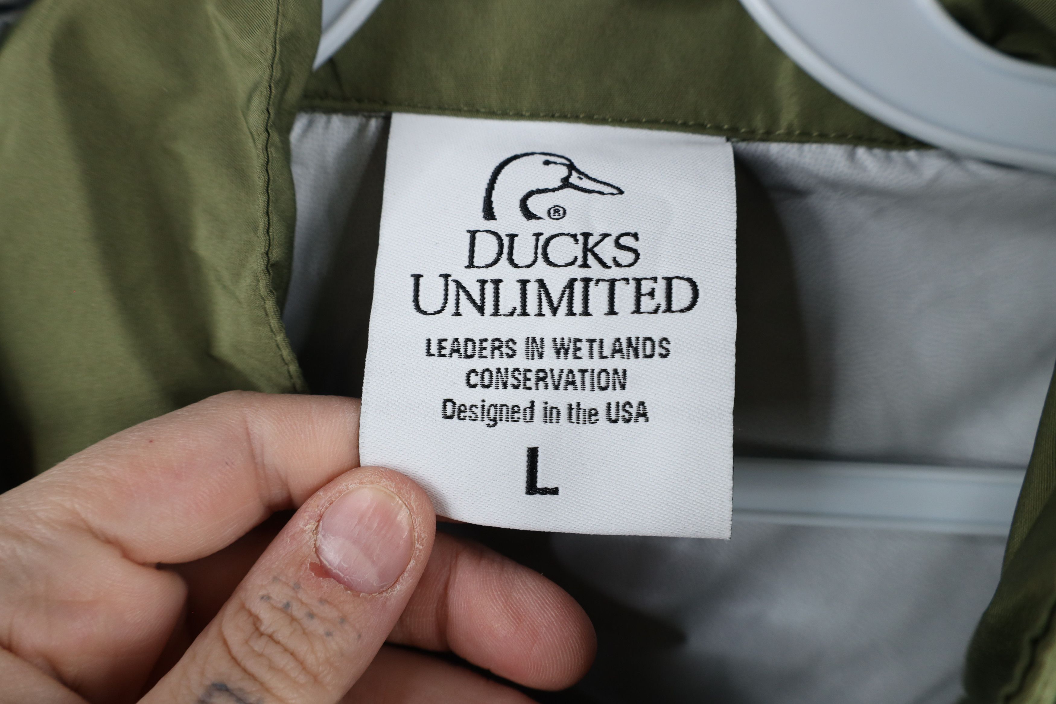 Vintage Vintage Ducks Unlimited Waterproof Hooded Rain Jacket Green Size US L / EU 52-54 / 3 - 6 Thumbnail