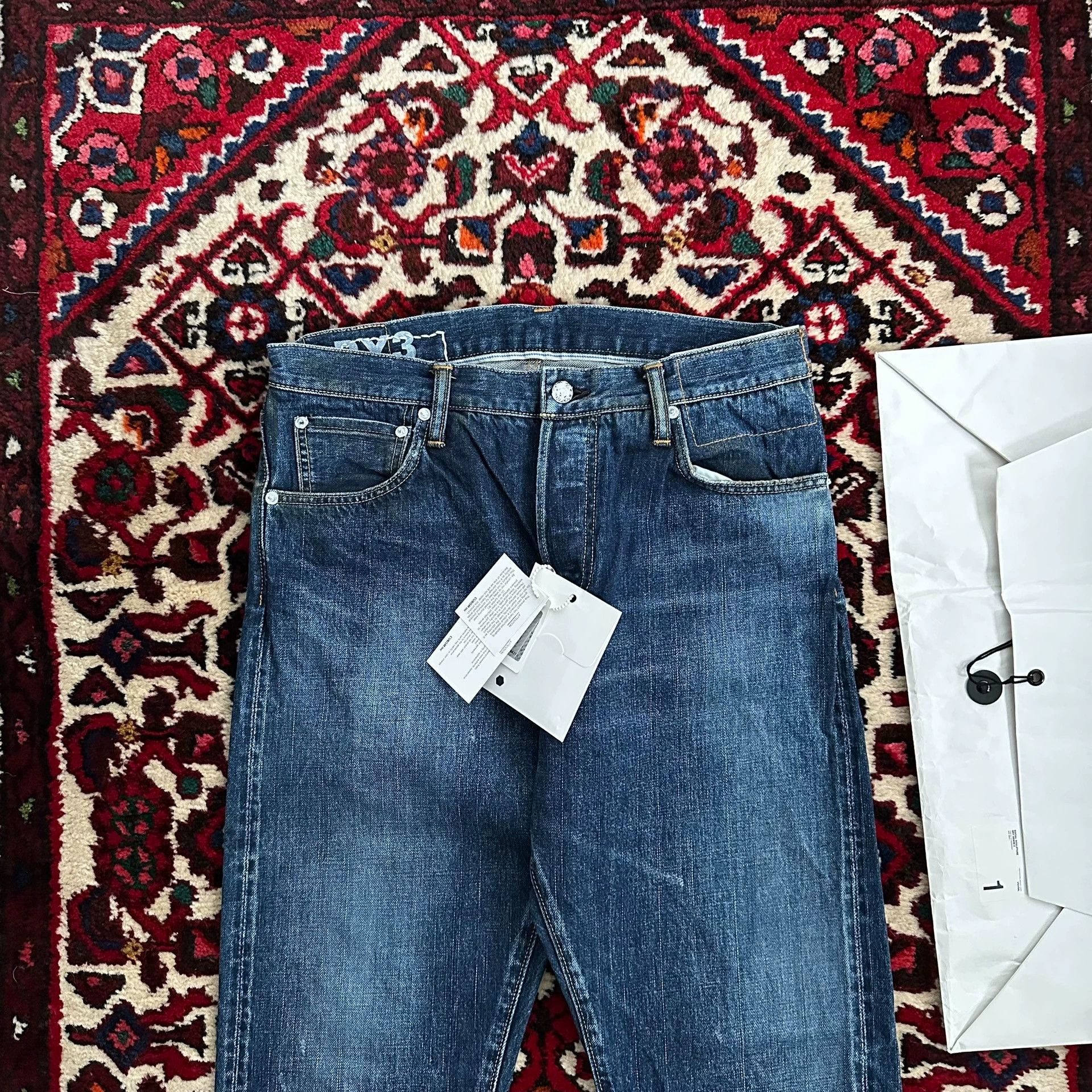 Visvim visvim 19aw DRY3 1 washed jeans oil distressed lightning tag Size US 31 - 4 Thumbnail