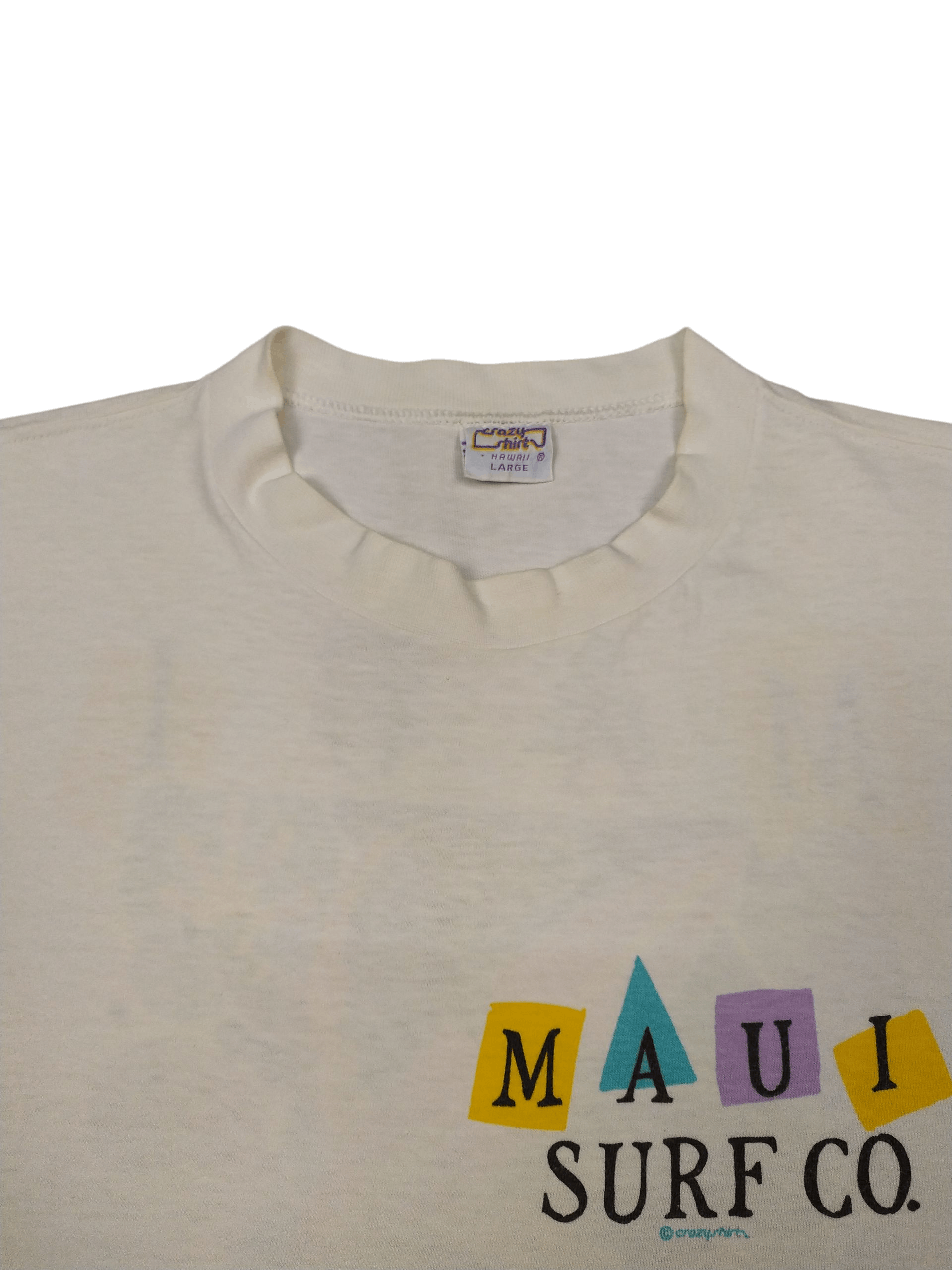 Vintage Vintage Crazy Shirt Maui Surf co. T Shirt Size US L / EU 52-54 / 3 - 5 Thumbnail