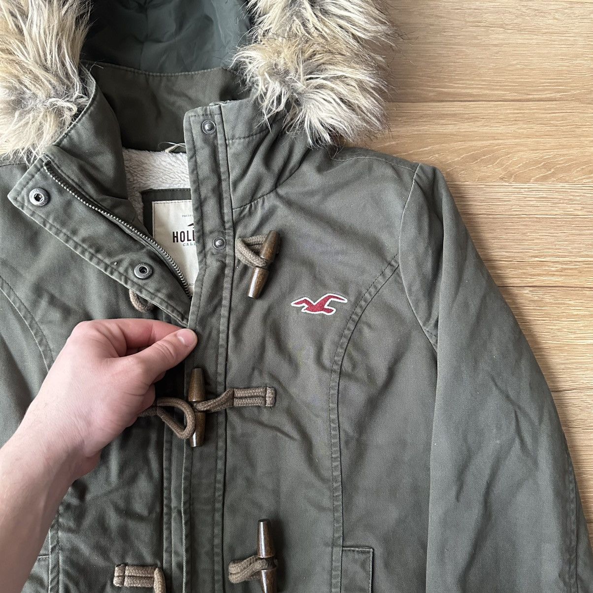 If Six Was Nine 90s Hollister Fur Jacket IfSixWasNine BabyDoll y2K Cropped Size L / US 10 / IT 46 - 5 Thumbnail