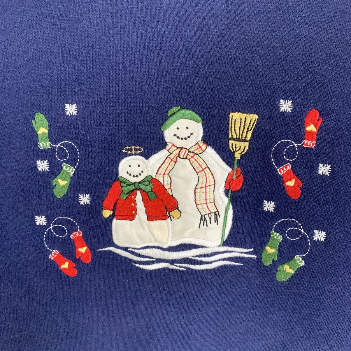 Designer × Vintage Vintage 90s Willow Bay Santa Clause Sweatshirt Willow Bay Size M / US 6-8 / IT 42-44 - 4 Thumbnail