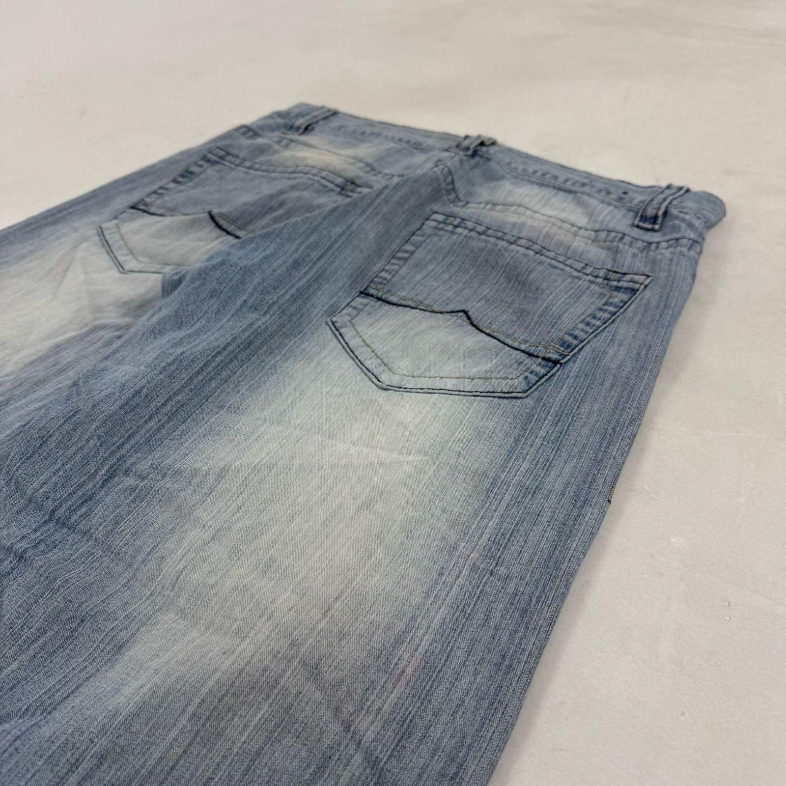 Avirex × Japanese Brand × Vintage Vintage y2k avirex grunge archive faded baggy wide leg jeans Size US 38 / EU 54 - 2 Thumbnail