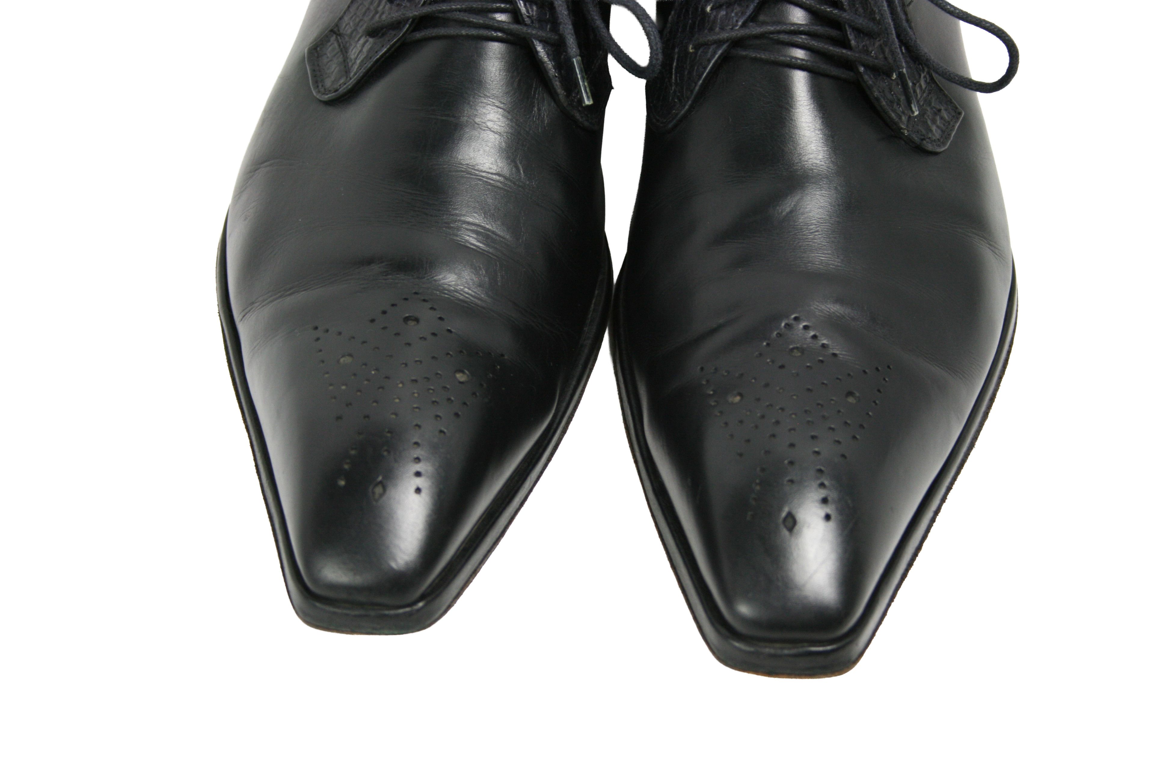 Jo Ghost 00S Y2K Avant Garde Pony Hair Derby Shoes Vintage Size US 10 / EU 43 - 5 Thumbnail