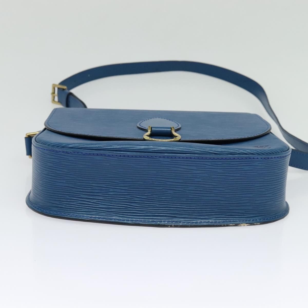 Louis Vuitton LOUIS VUITTON Epi Saint Cloud GM Shoulder Bag Toledo Blue Size ONE SIZE - 5 Thumbnail