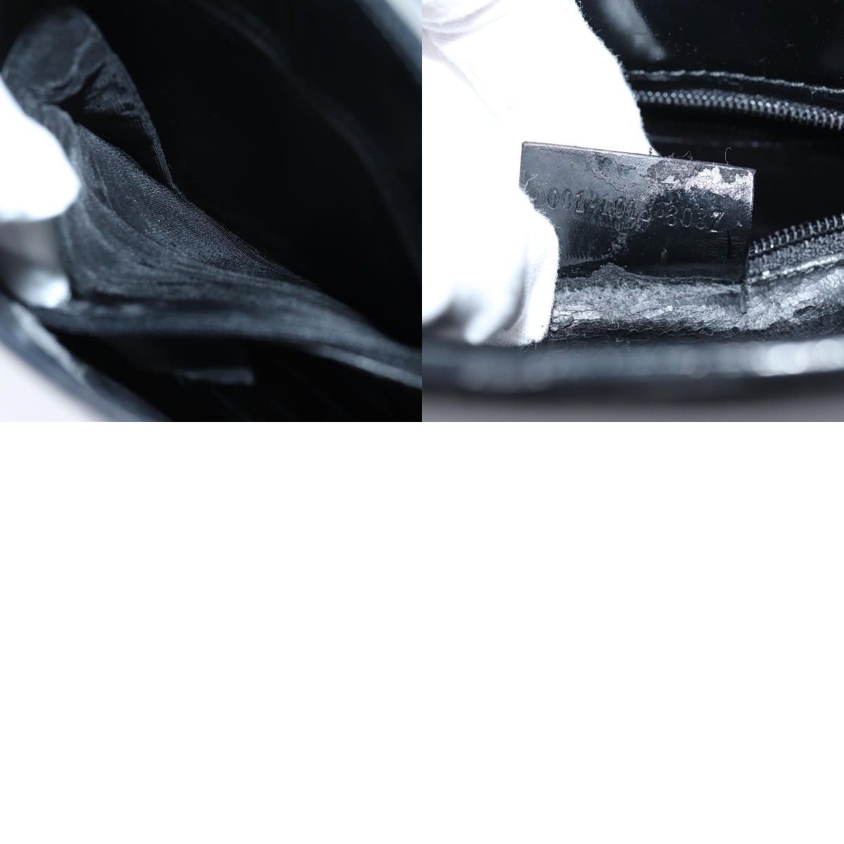 Gucci GUCCI Shoulder Bag Patent Leather Black 001 1013 001 1013 Size ONE SIZE - 12 Thumbnail