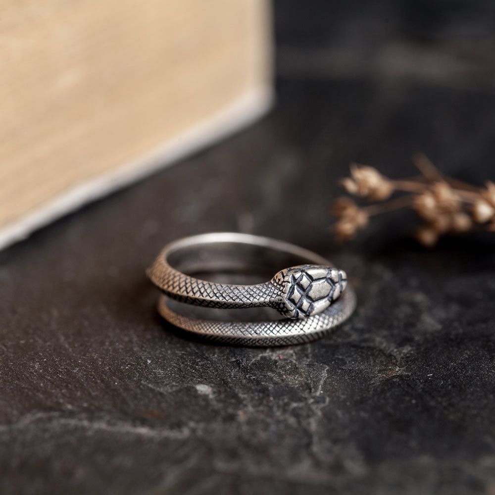 Jewelry Snake Future Jewelry Rings Open Size Chrome Ring (Size 7-13) Size ONE SIZE - 2 Thumbnail