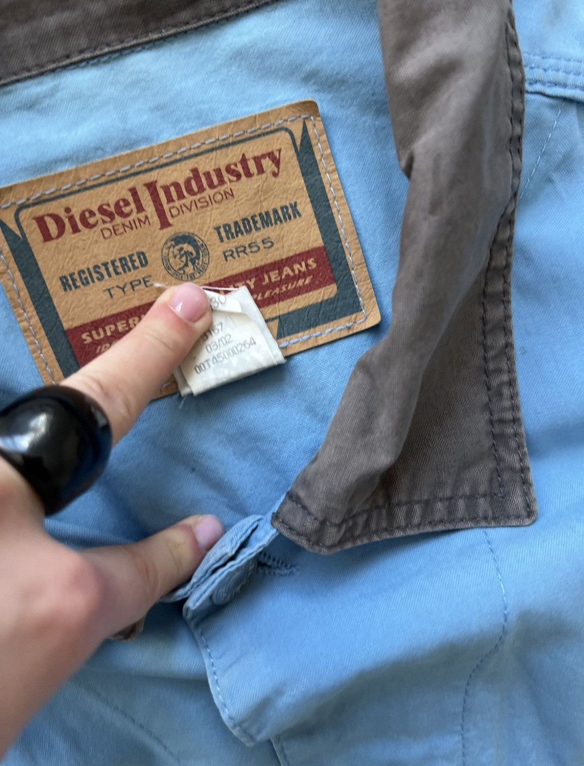 Diesel Vintage Diesel Denim Jacket Size US XL / EU 56 / 4 - 8 Thumbnail