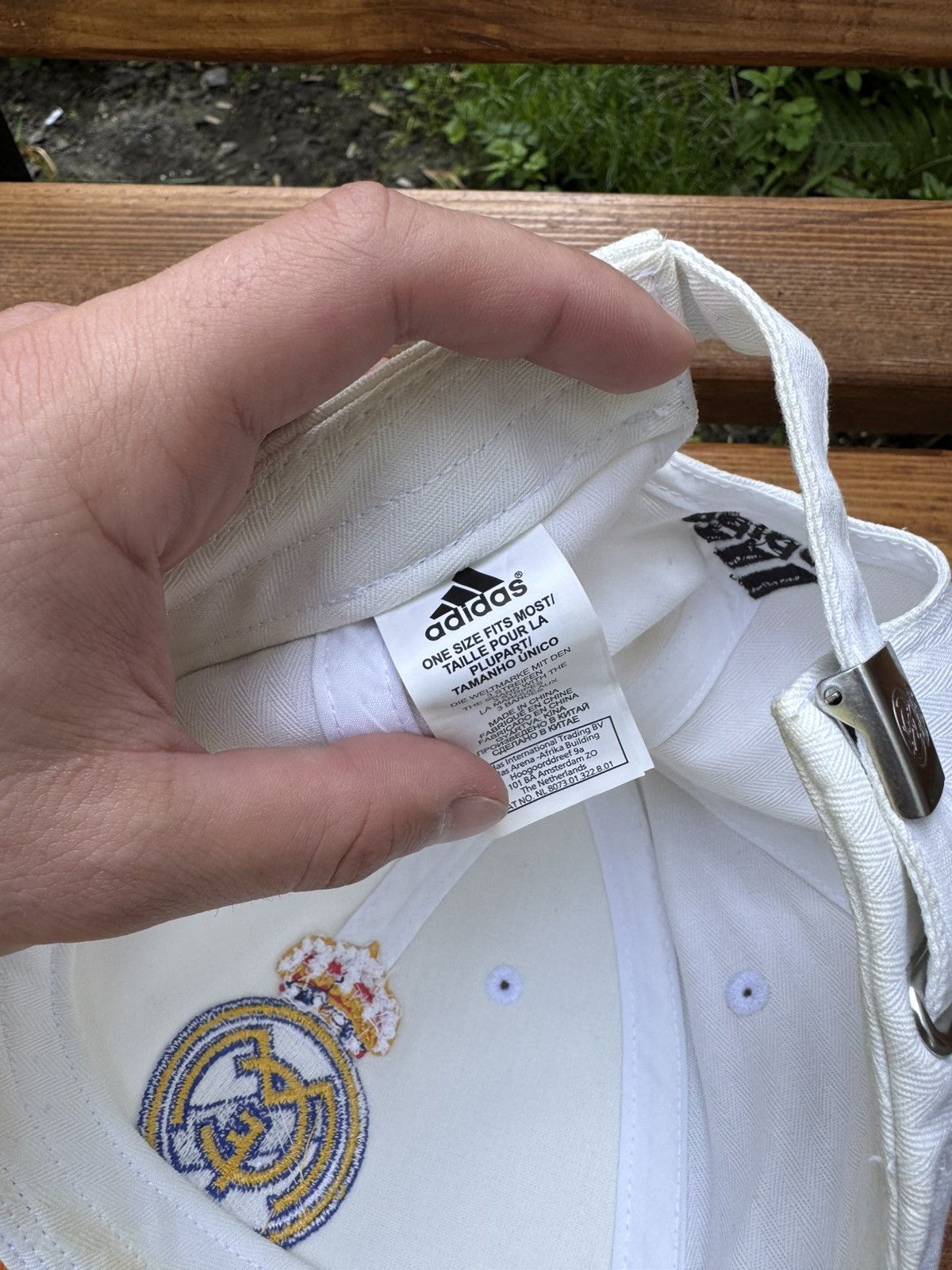 Adidas Vintage Adidas Real Madrid cap Size ONE SIZE - 4 Thumbnail