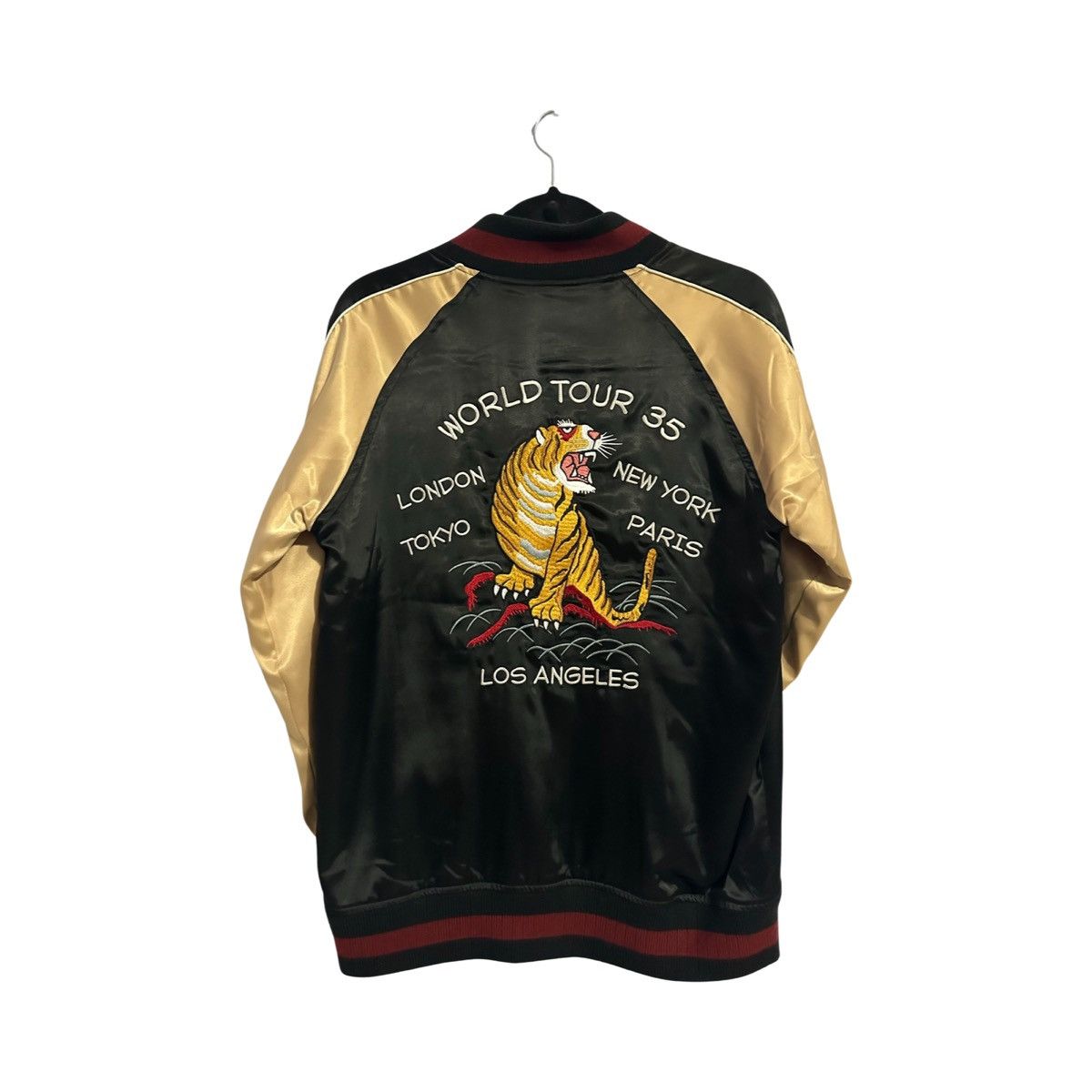 Stussy Stussy World Tour Satin Bomber Size US S / EU 44-46 / 1 - 2 Thumbnail