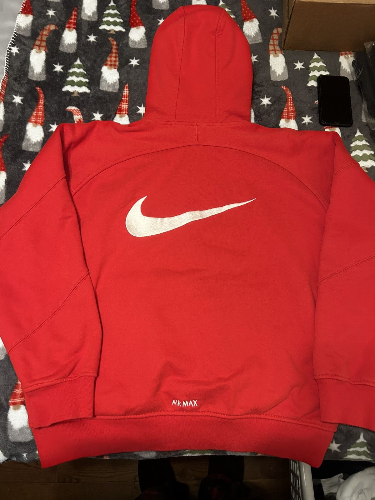 Supreme Nike Zip Up Hooded Sweatshirt - L (Red) - tianchih.com
