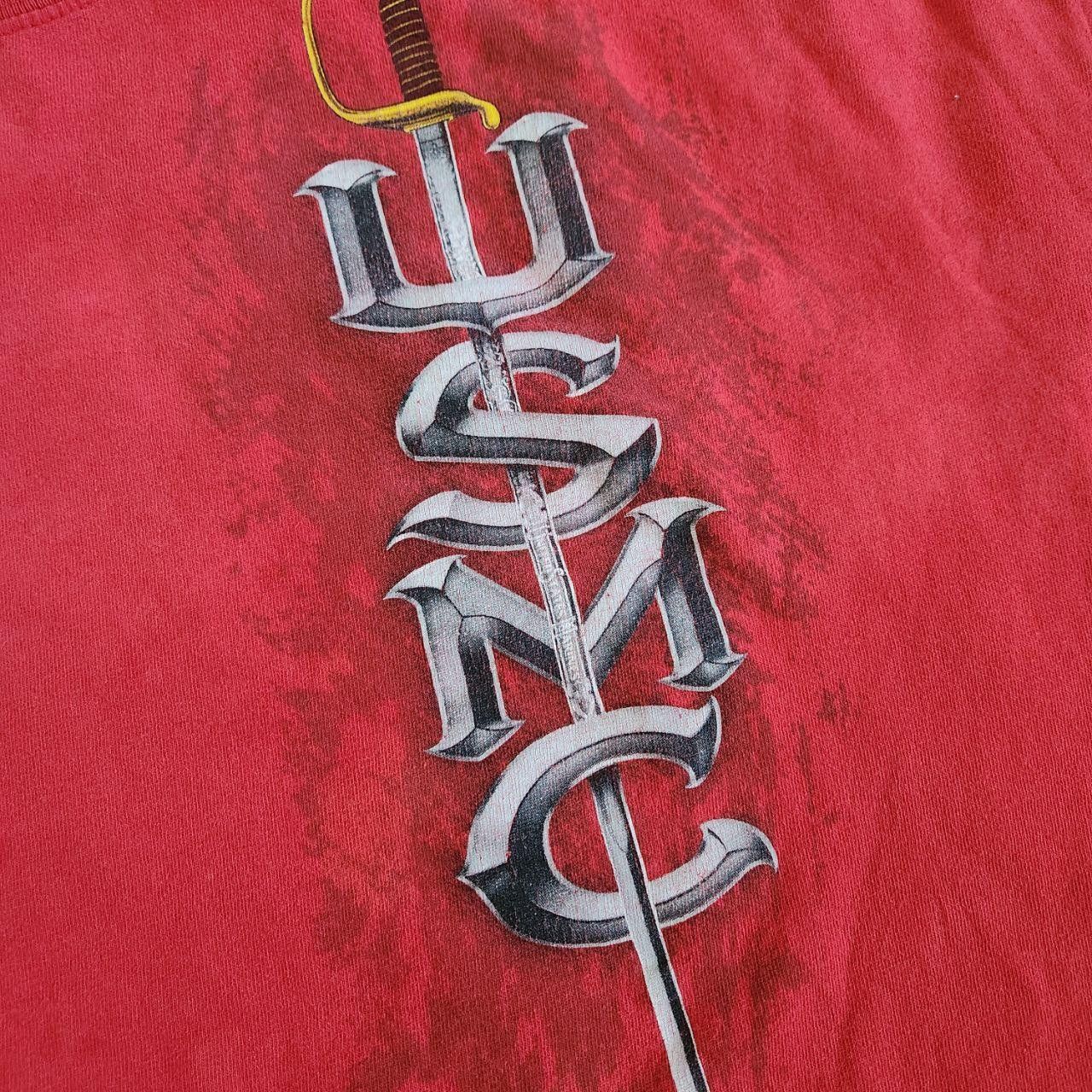 Vintage Vintage USMC Marine Corps T-Shirt United States Military Size US XXL / EU 58 / 5 - 3 Thumbnail