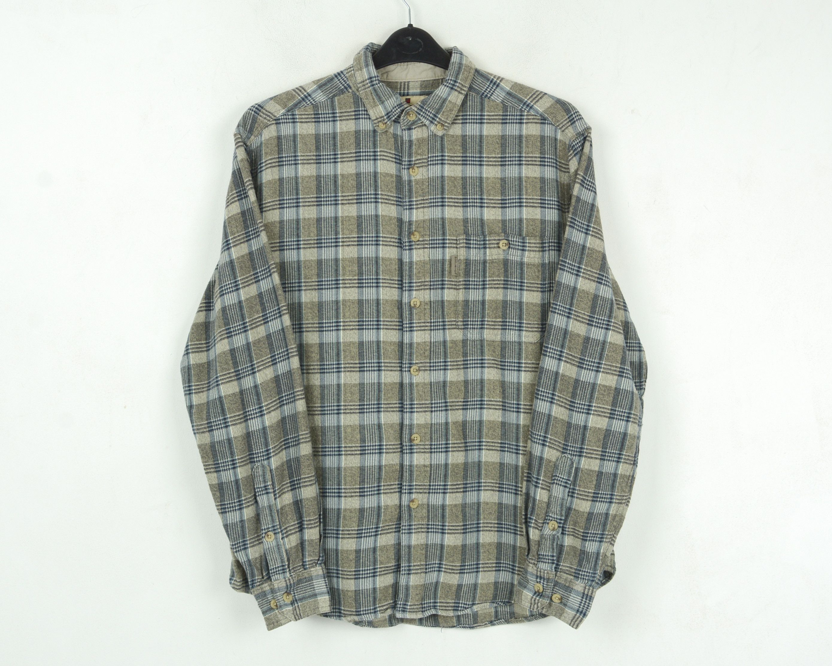 Woolrich Woolen Mills WOOLRICH Casual Shirt Check Plaid Tartan Long Sleeve Retro Size US M / EU 48-50 / 2 - 2 Thumbnail