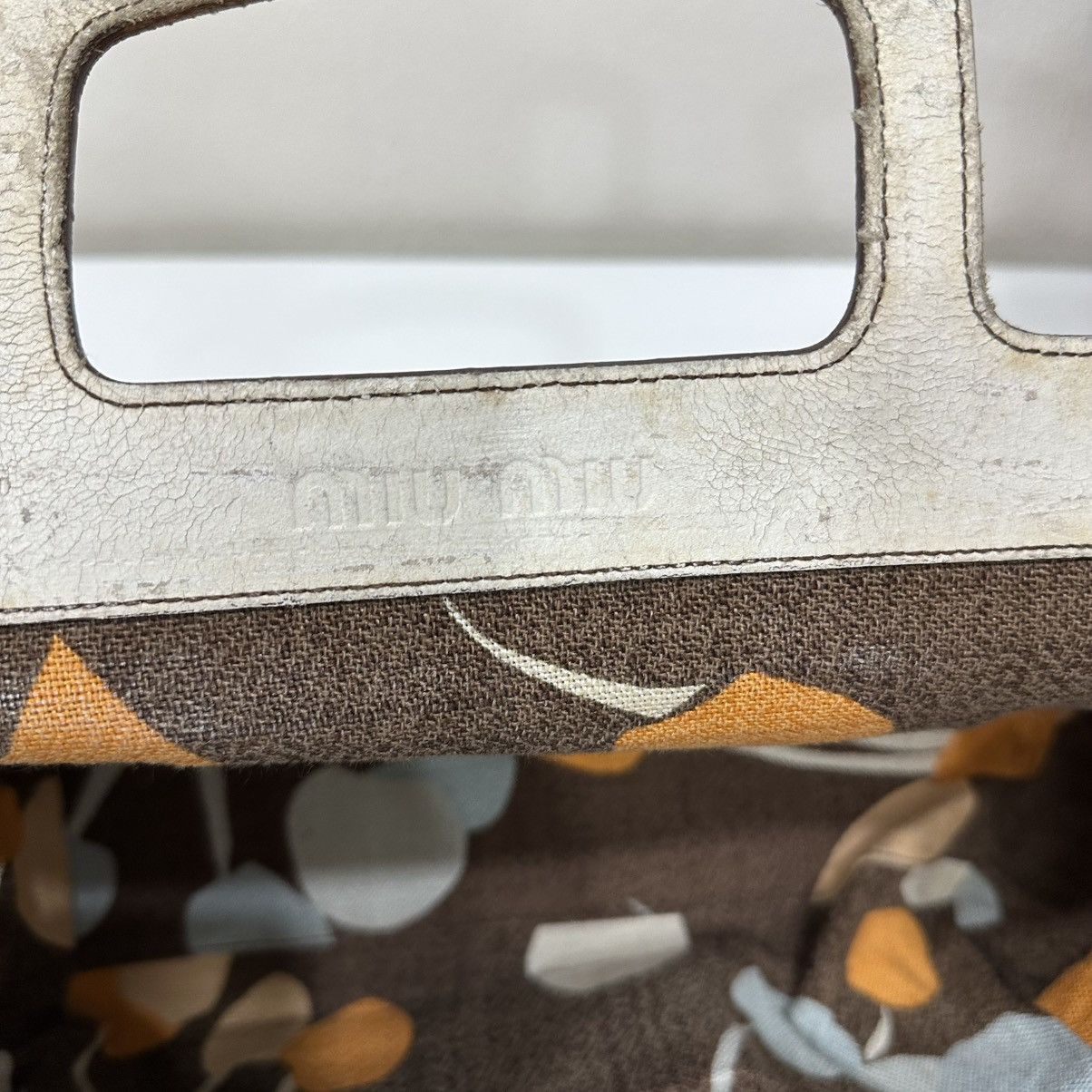 Miu Miu ‼️LASTDROP‼️ VINTAGE MIU MIU LEATHER TOP HANDLE BAG Size ONE SIZE - 14 Thumbnail