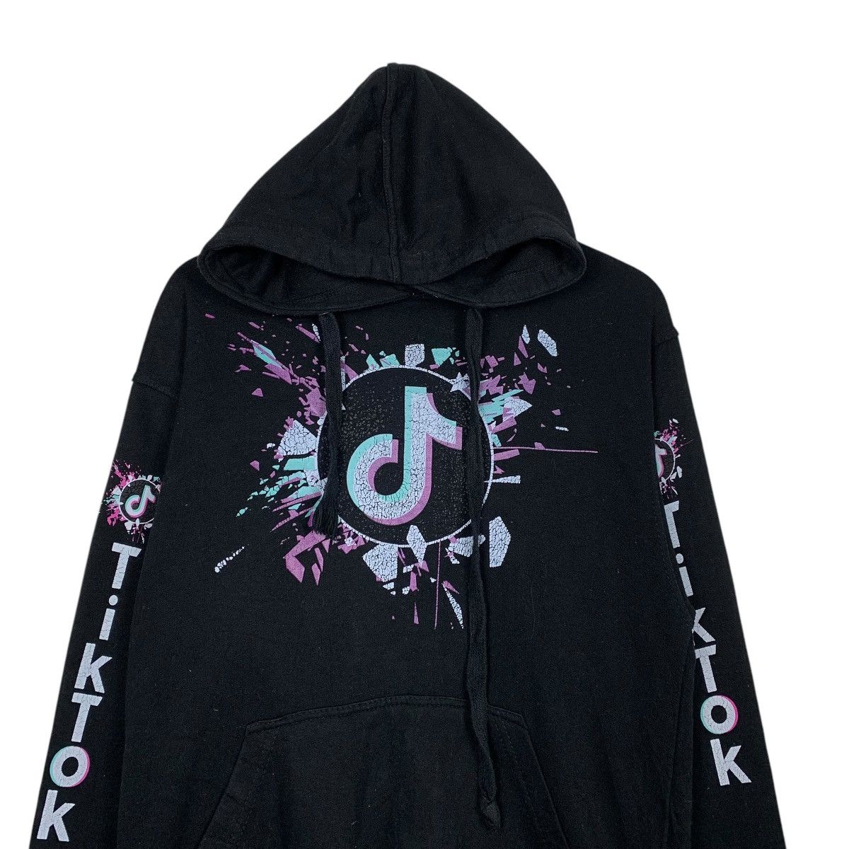 Japanese Brand Tik Tok Big Logo Pullover Hoodie Size US S / EU 44-46 / 1 - 2 Thumbnail