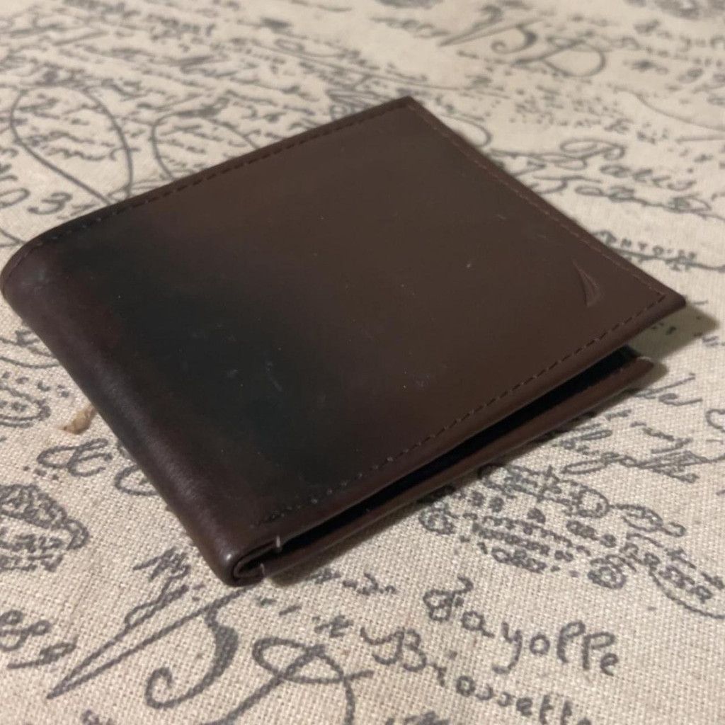 Nautica Nautica brown leather wallet #leather #bifold Size ONE SIZE - 6 Thumbnail