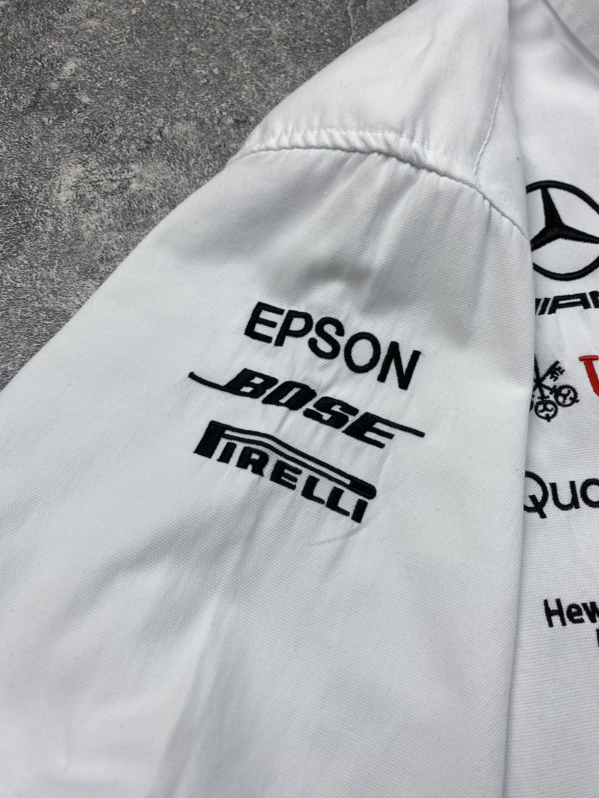 Japanese Brand × Mercedes-Benz MERCEDES BENZ AMG PETRONAS SHIRT BUTTON UPS F1 Size US XXL / EU 58 / 5 - 6 Thumbnail