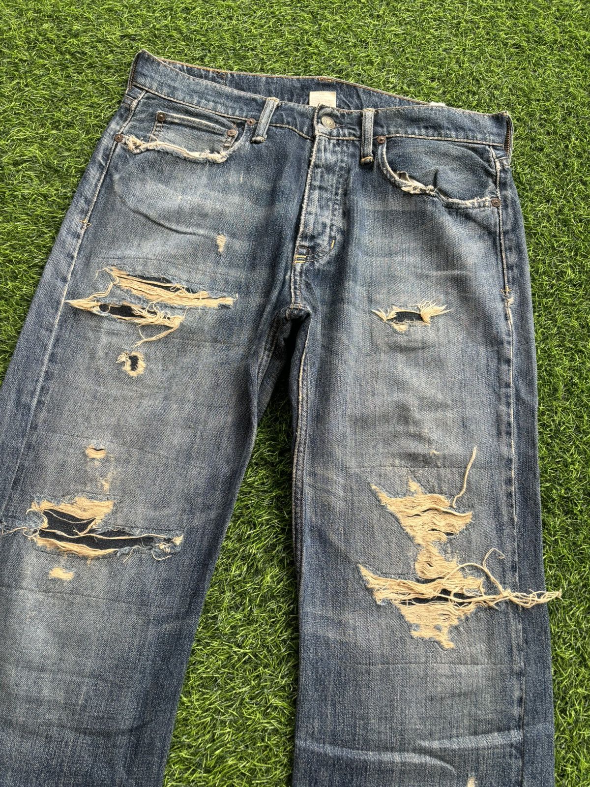 Polo Ralph Lauren Distressed Denim Polo Ralph Lauren Jeans Size US 32 / EU 48 - 6 Thumbnail