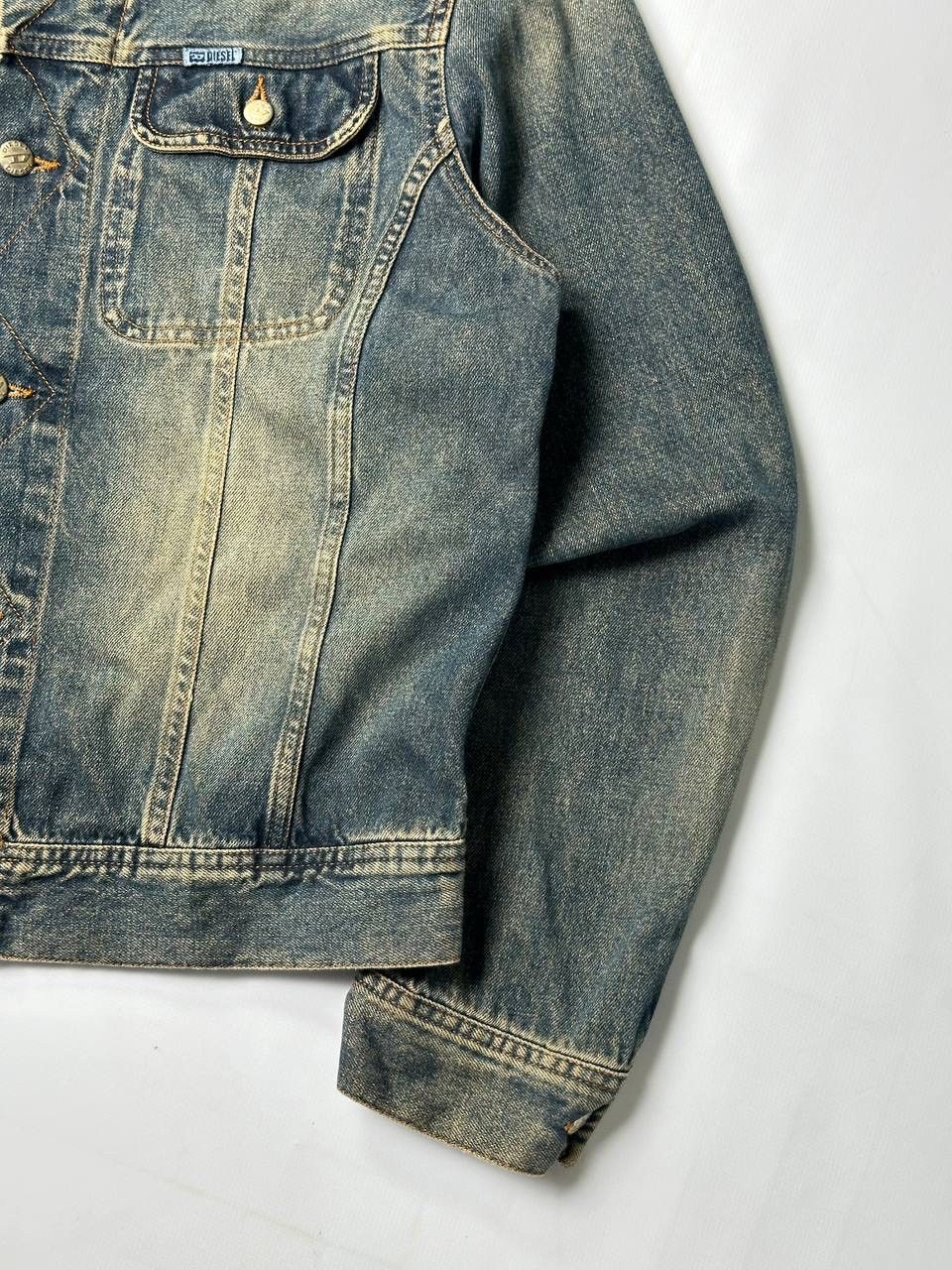 Diesel Diesel 00s Vintage Japanese Streetwear Washed Boxy Jacket🔥 Size M / US 6-8 / IT 42-44 - 3 Thumbnail