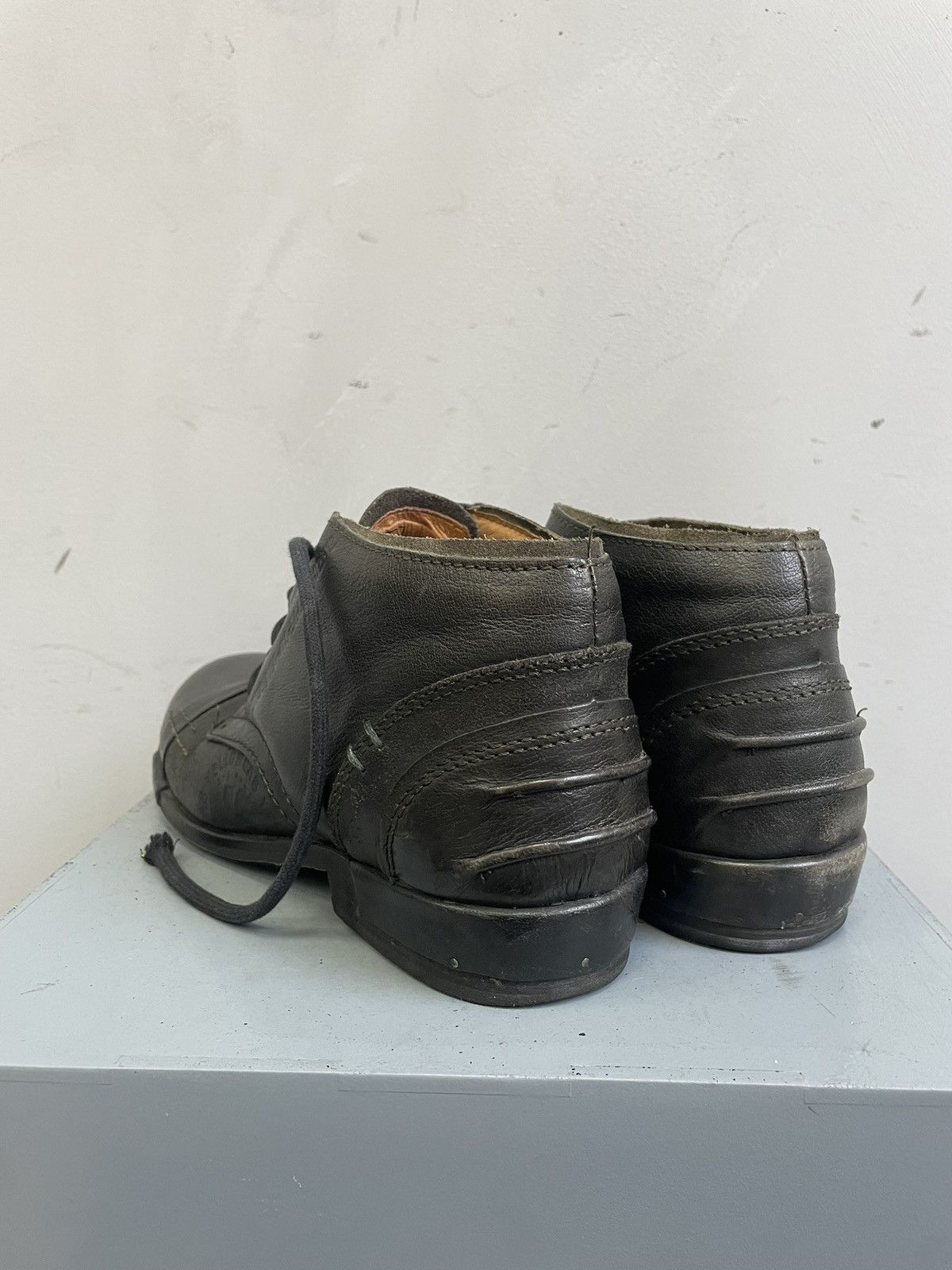 Dirk Bikkembergs Yelluncab black leather boots minimal classic guidi style Size US 9 / EU 42 - 12 Thumbnail