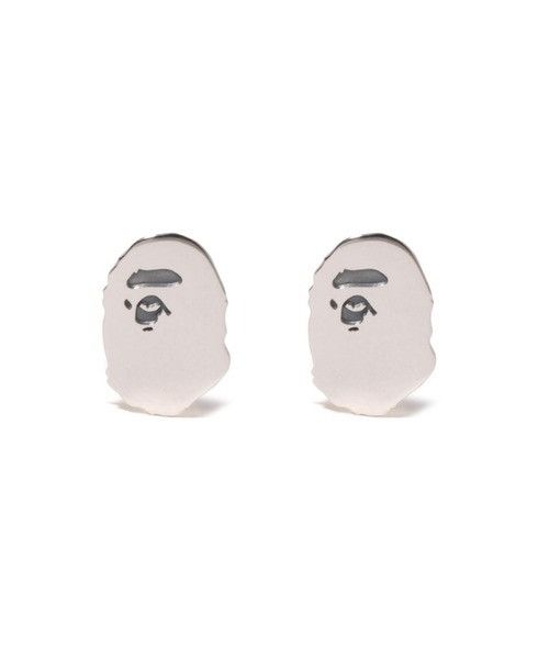 Bape Bape APE HEAD EARRINGS silver 925 Size ONE SIZE - 1 Thumbnail