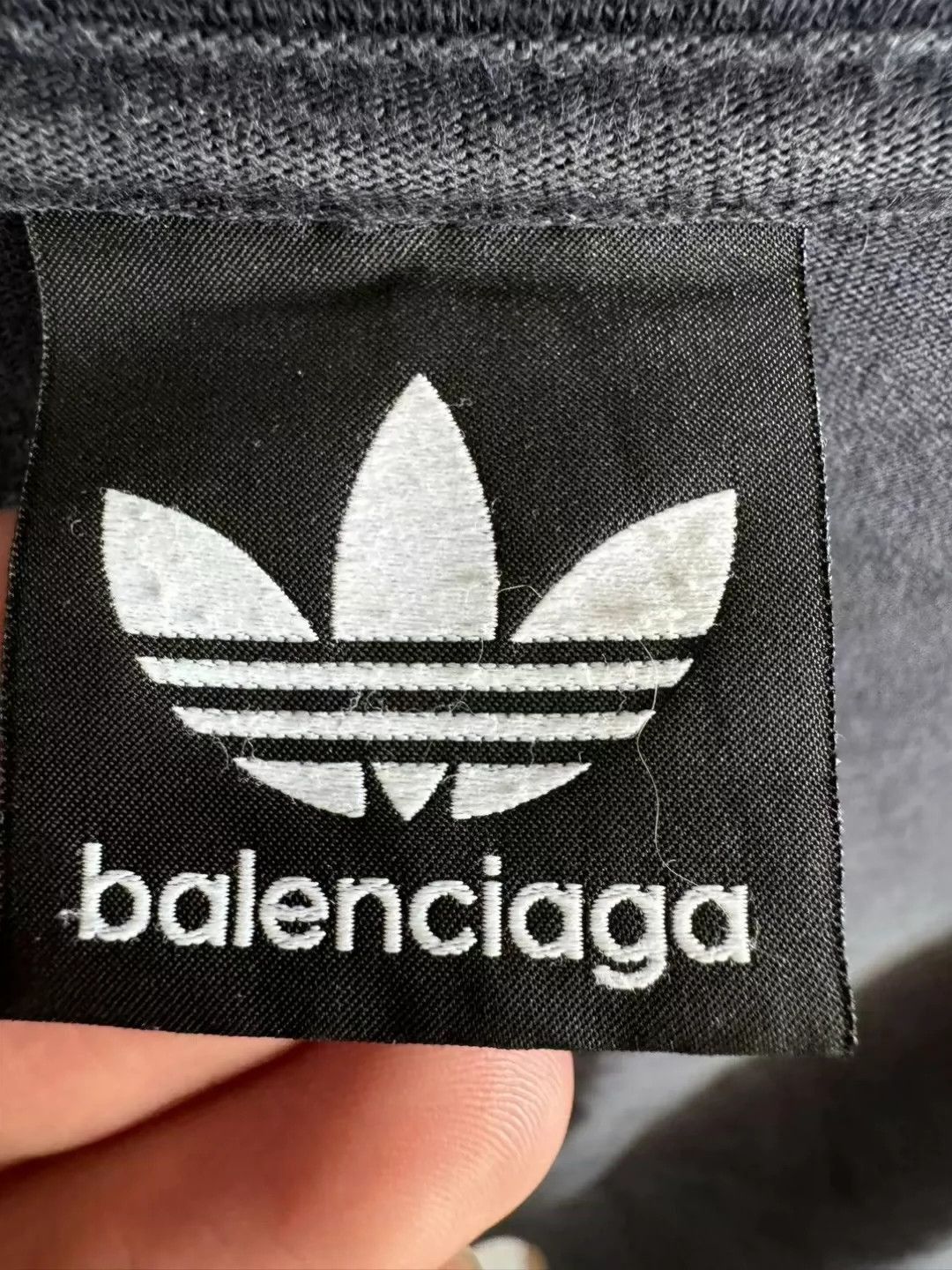 Balenciaga Balenciaga Balenciaga Adidas Blue Black Co branded Short S Size US L / EU 52-54 / 3 - 3 Thumbnail