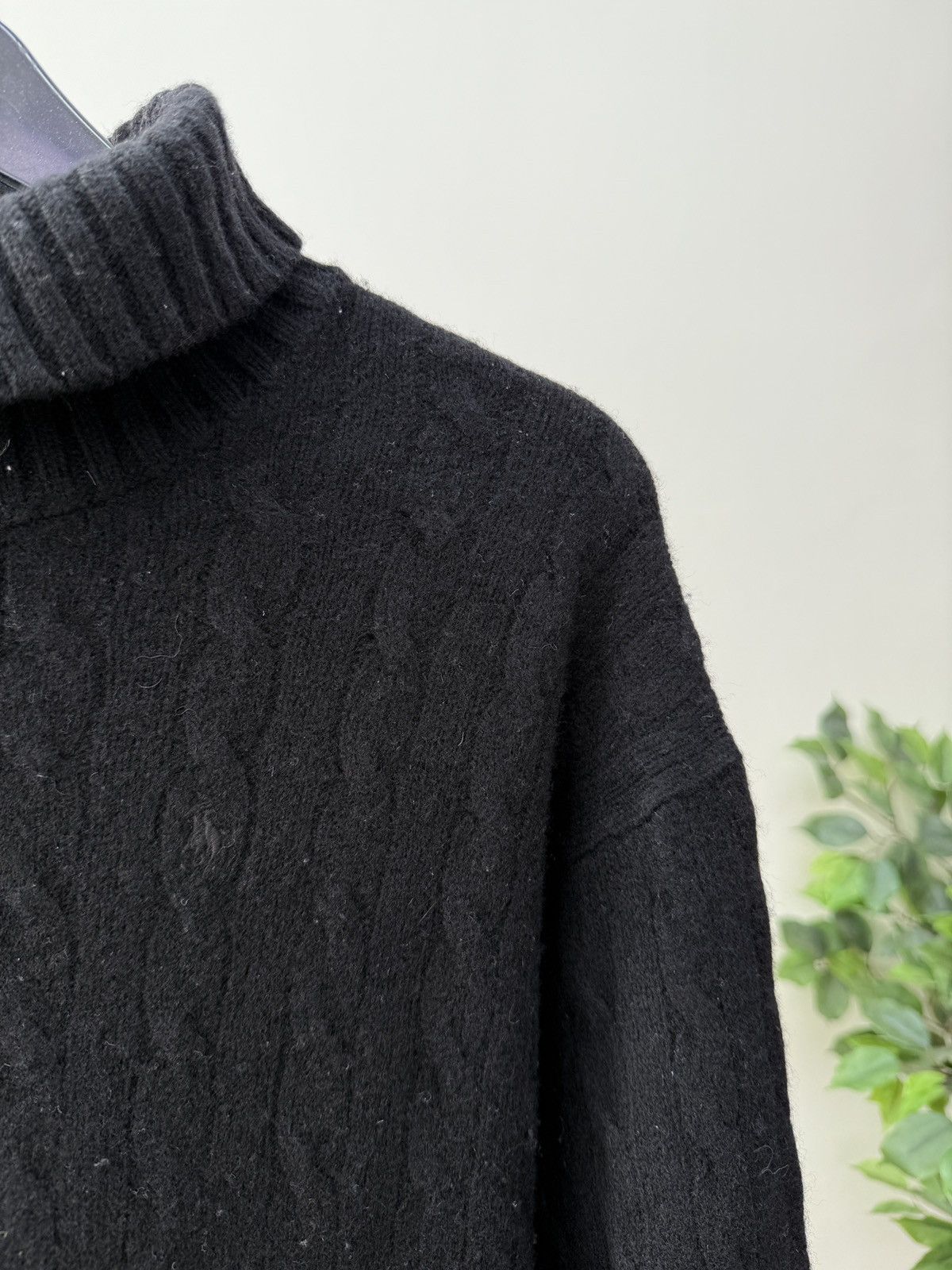 Polo Ralph Lauren Vintage Polo Ralph Lauren Wool Cable Knit Dress Size L / US 10 / IT 46 - 4 Thumbnail