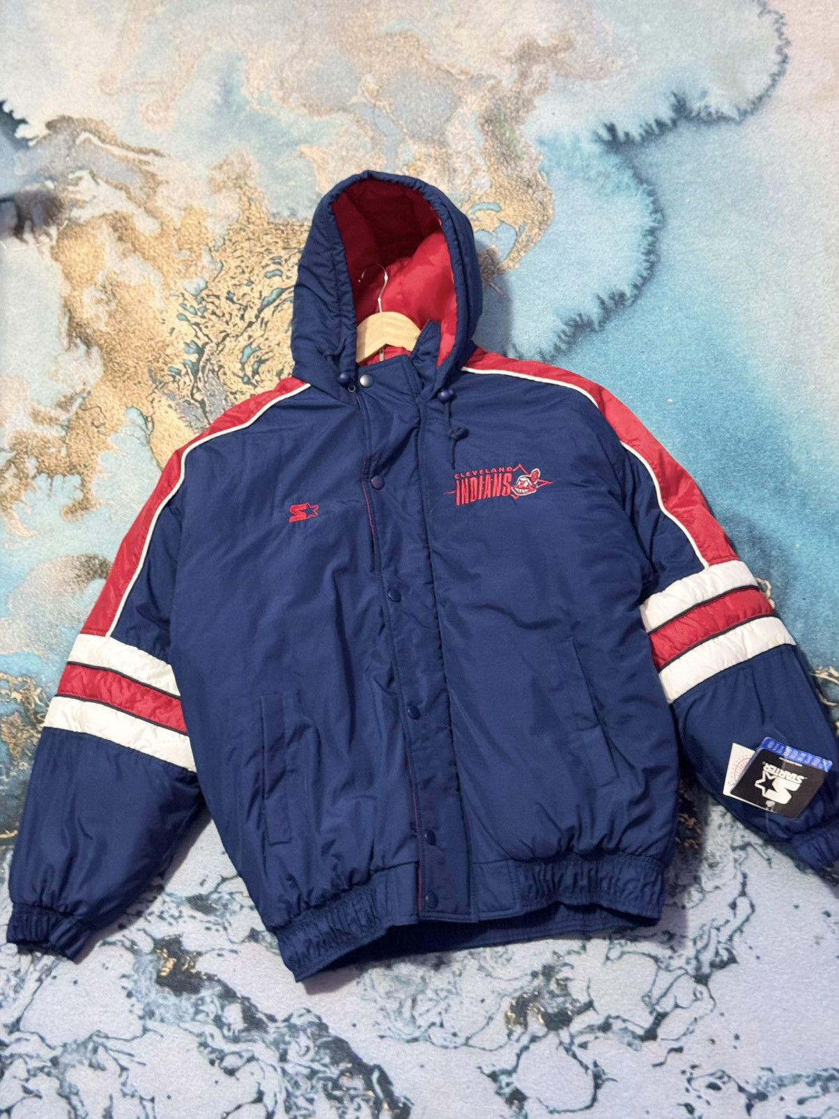 MLB × Starter Starter Jacket Cleveland Indians Size US L / EU 52-54 / 3 - 1 Thumbnail