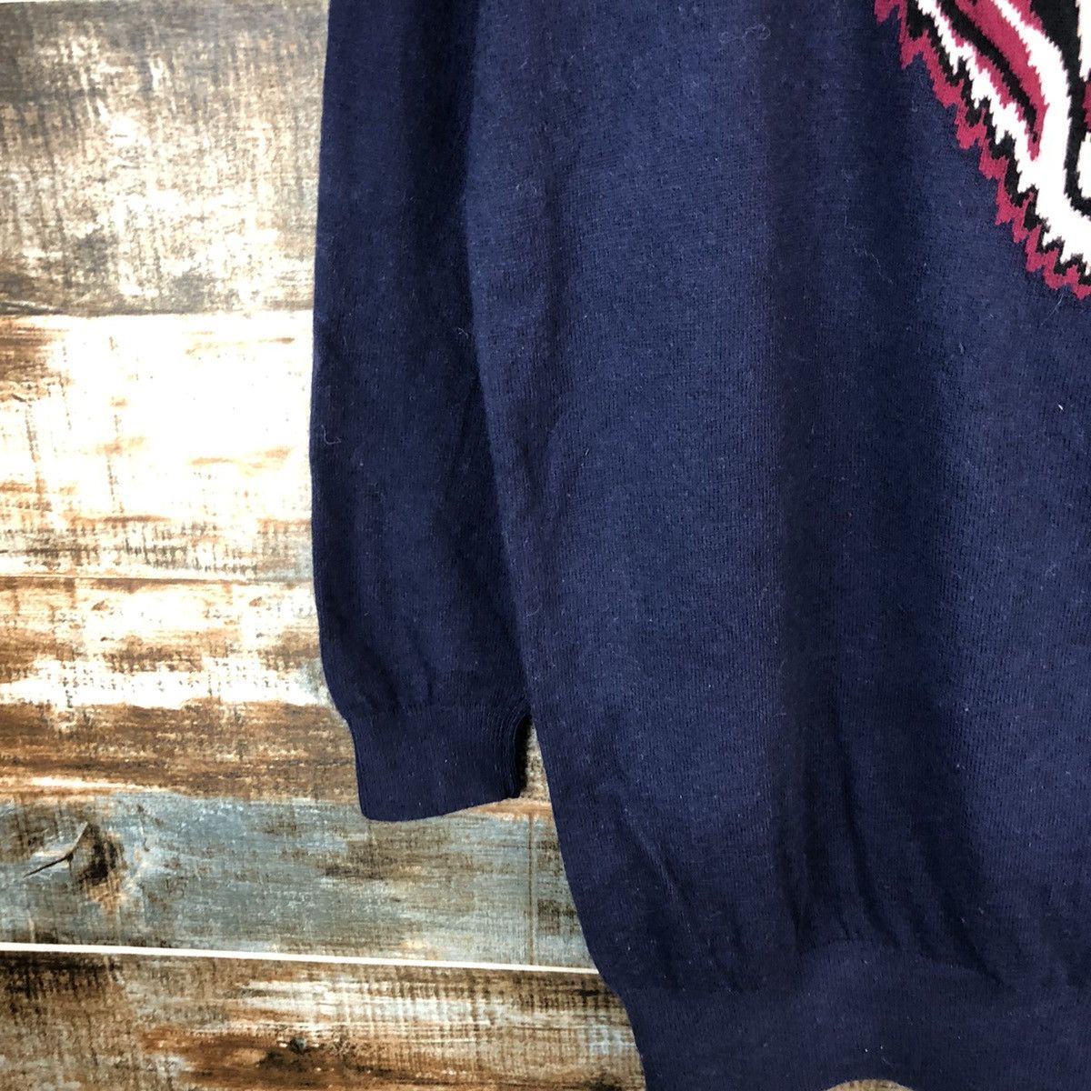 Tommy Hilfiger Tommy Hilfiger Tiger Dark Blue Knitwear sweatshirt #A1542 Size US XS / EU 42 / 0 - 7 Thumbnail